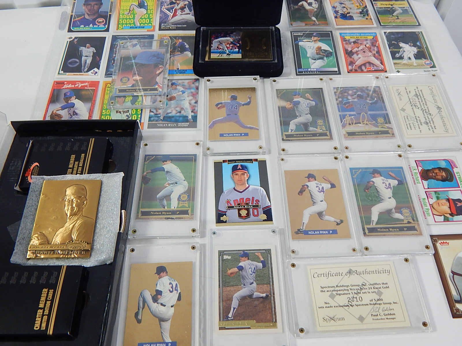 HOF Nolan Ryan Baseball Card Collection