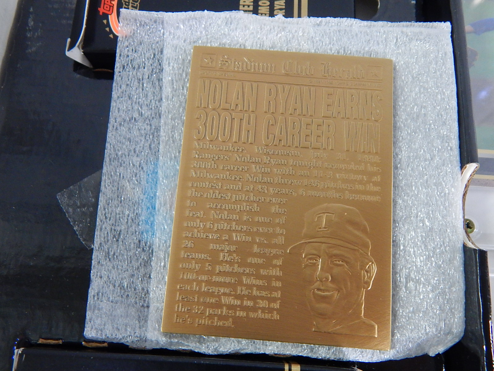 HOF Nolan Ryan Baseball Card Collection