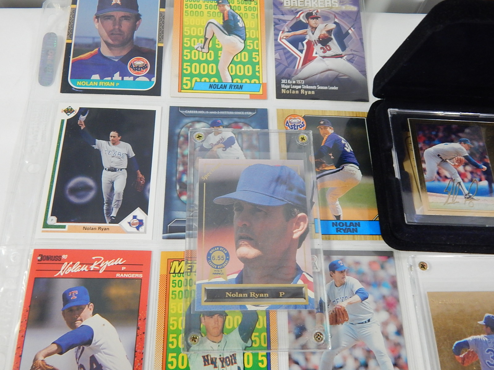 HOF Nolan Ryan Baseball Card Collection