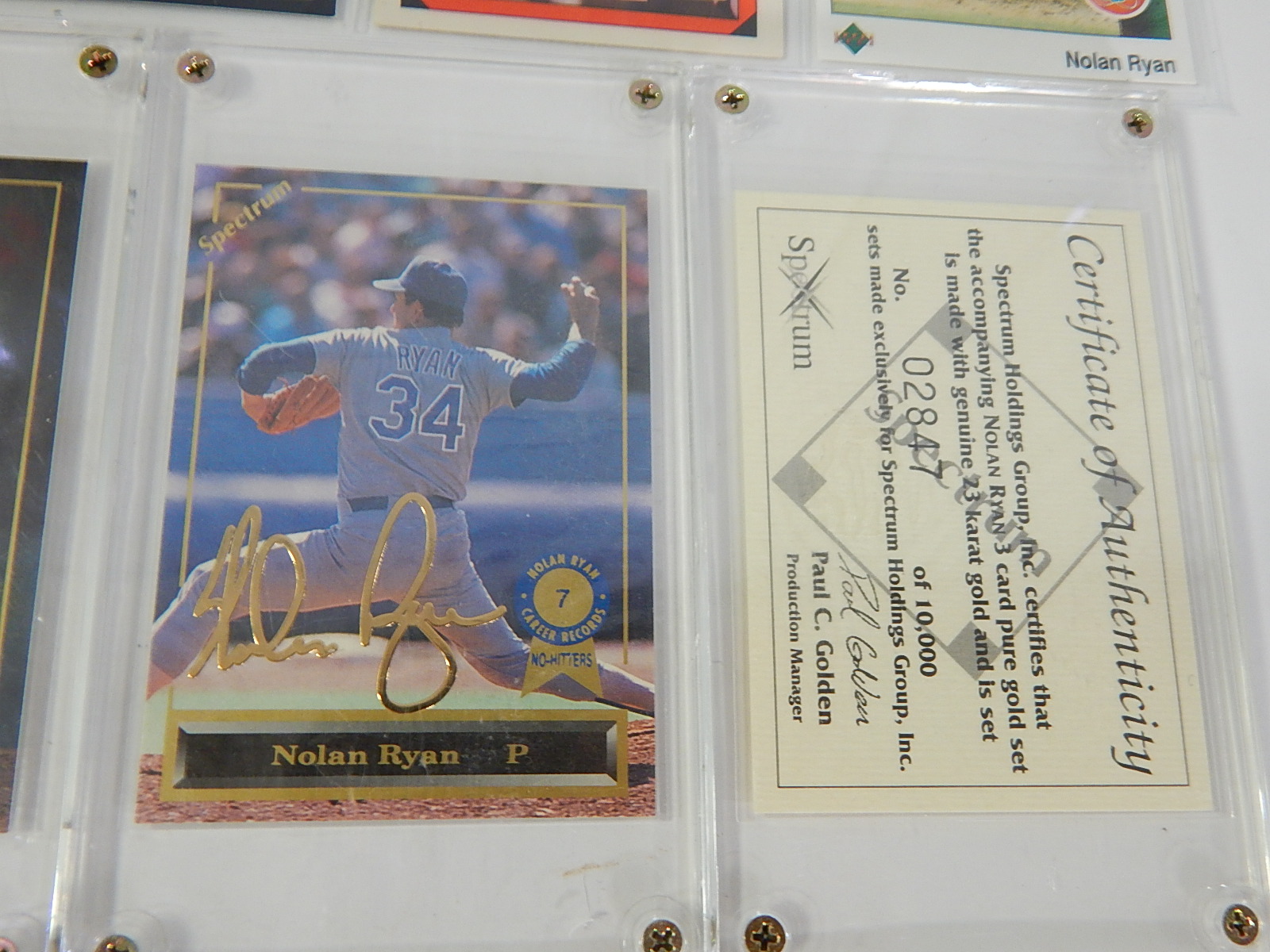 HOF Nolan Ryan Baseball Card Collection