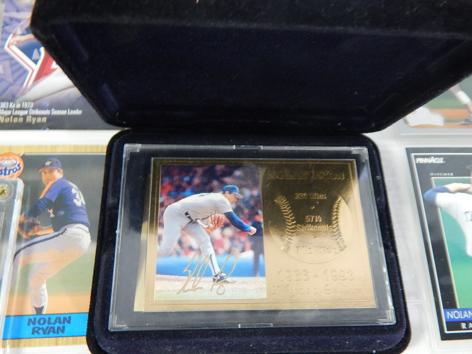 HOF Nolan Ryan Baseball Card Collection