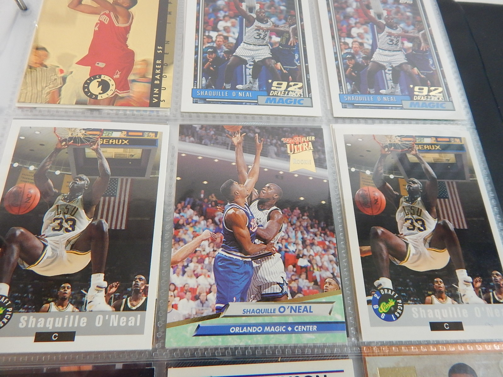 Over 100 Rookie Basketball Cards in Album