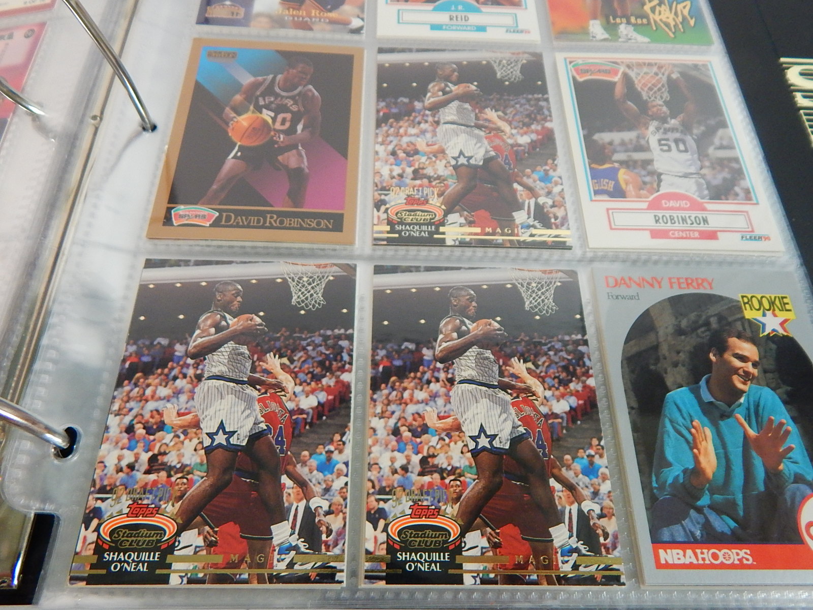 Over 100 Rookie Basketball Cards in Album