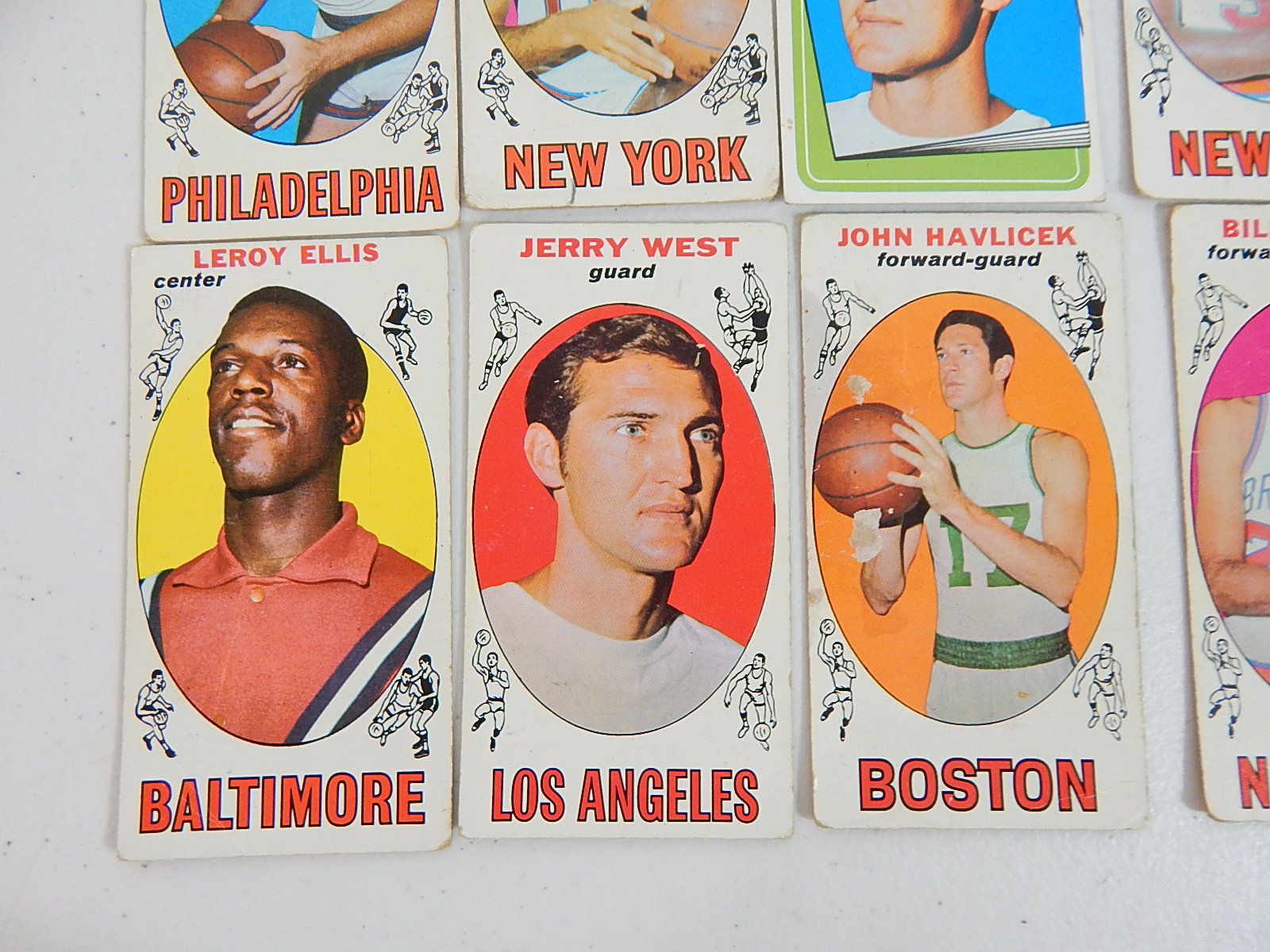 1969/1970 Topps HOF Basketball Tall Boy Cards