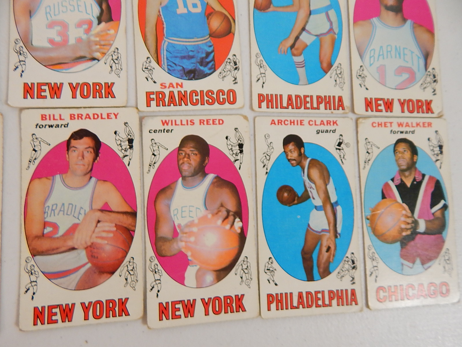 1969/1970 Topps HOF Basketball Tall Boy Cards