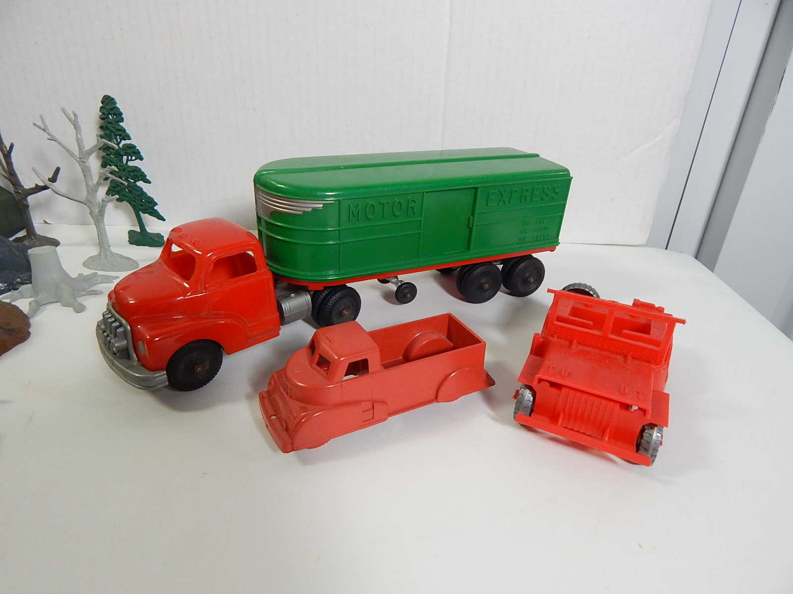 Vintage Plastic Army Pretend Play Accessories with Marx, Hubley, More