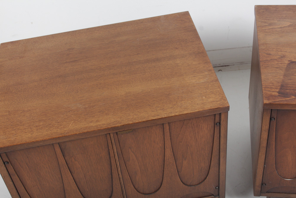 Mid-Century "Brasilia" Nightstands by Broyhill