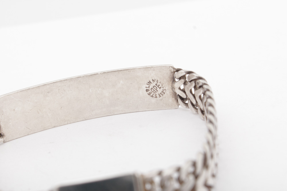Sterling Silver ID Bracelet