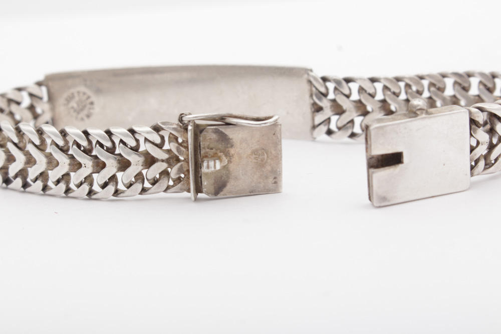 Sterling Silver ID Bracelet