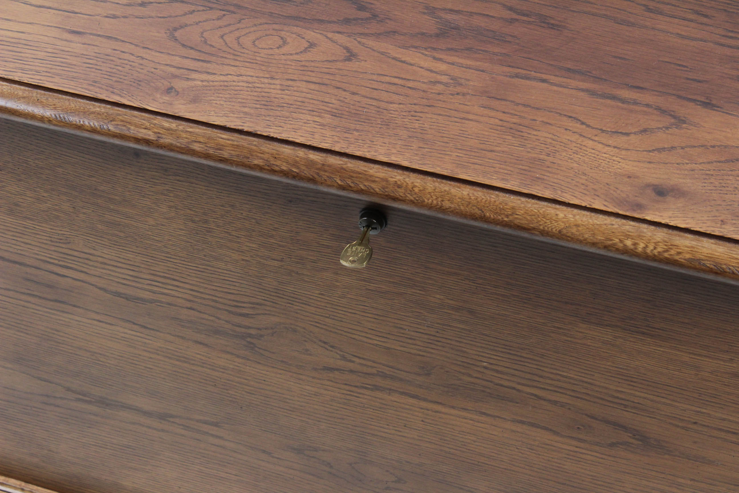 Vintage Lane Oak Veneer Cedar Chest
