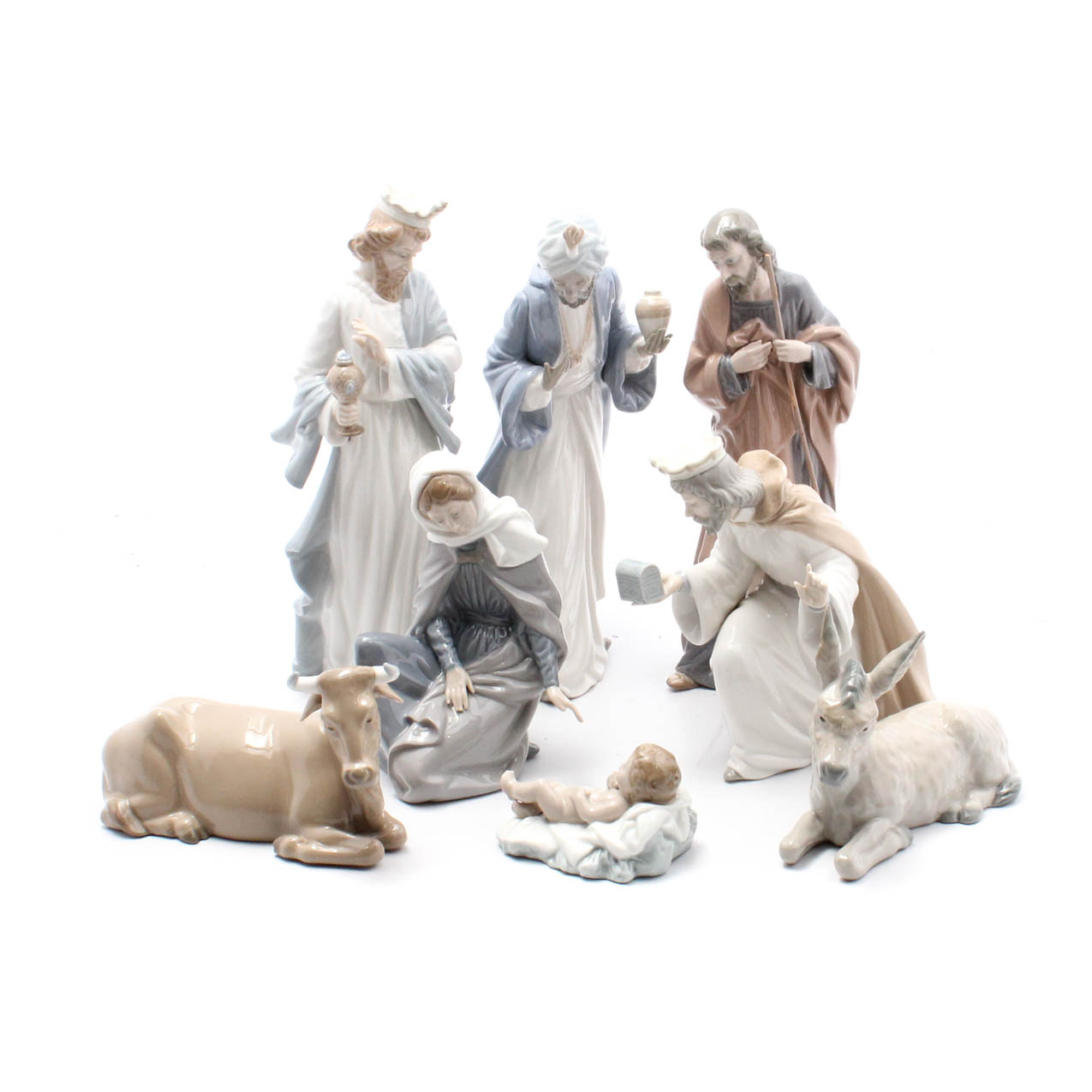 Vintage NAO by Lladro Nativity Scene