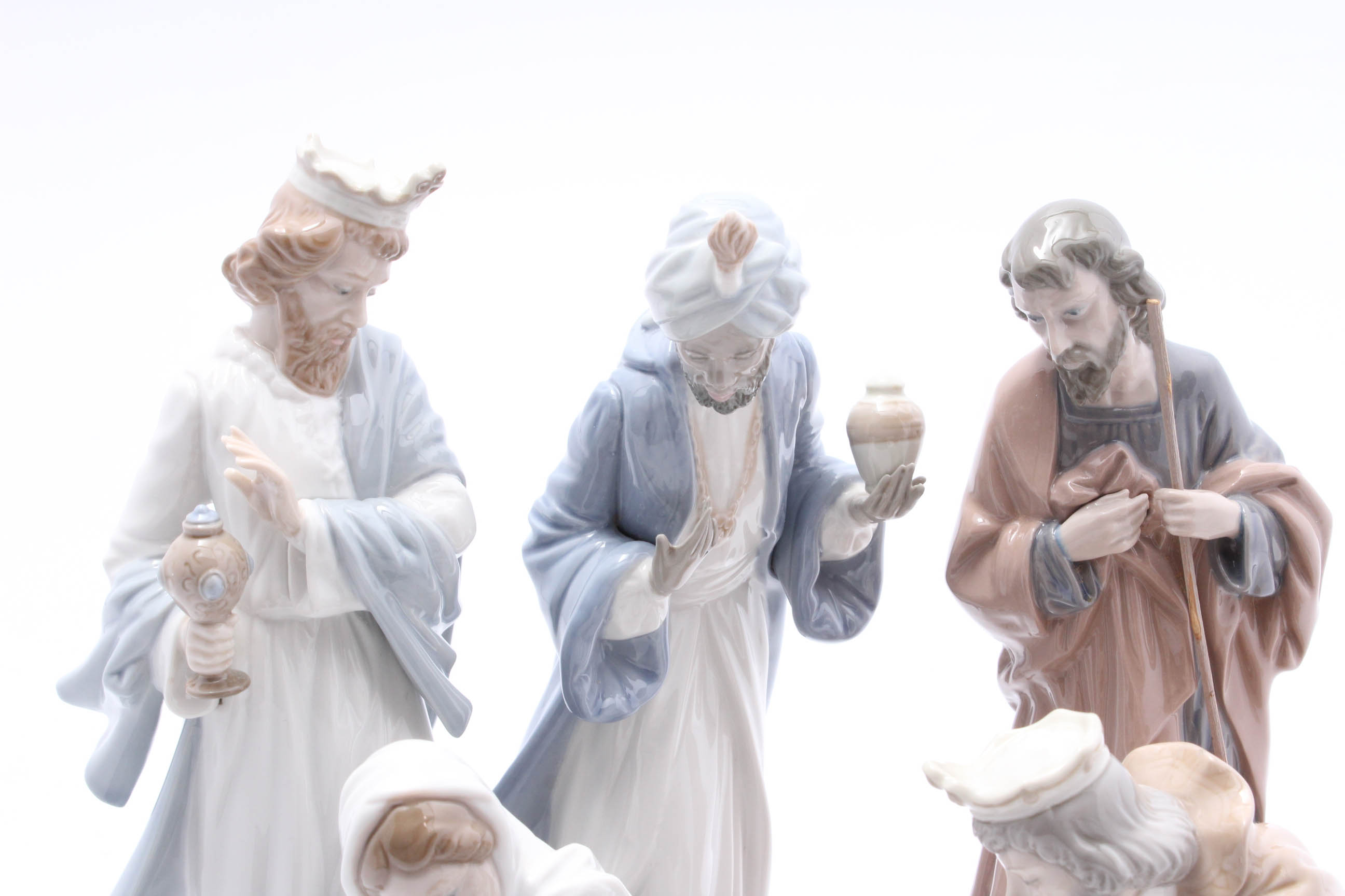 Vintage NAO by Lladro Nativity Scene