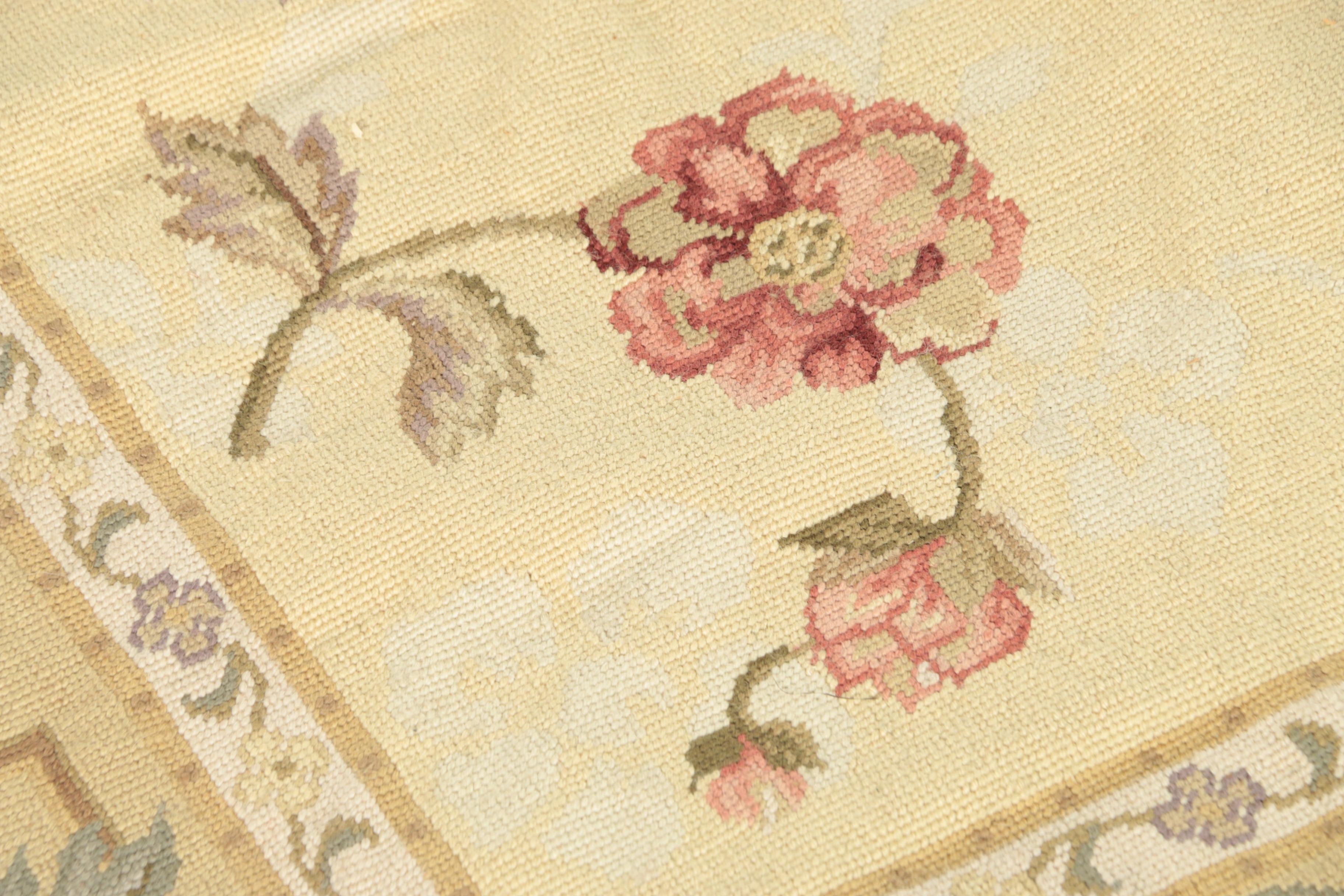 Needlepoint "Carlisle" Wool Area Rug attributed to Asmara