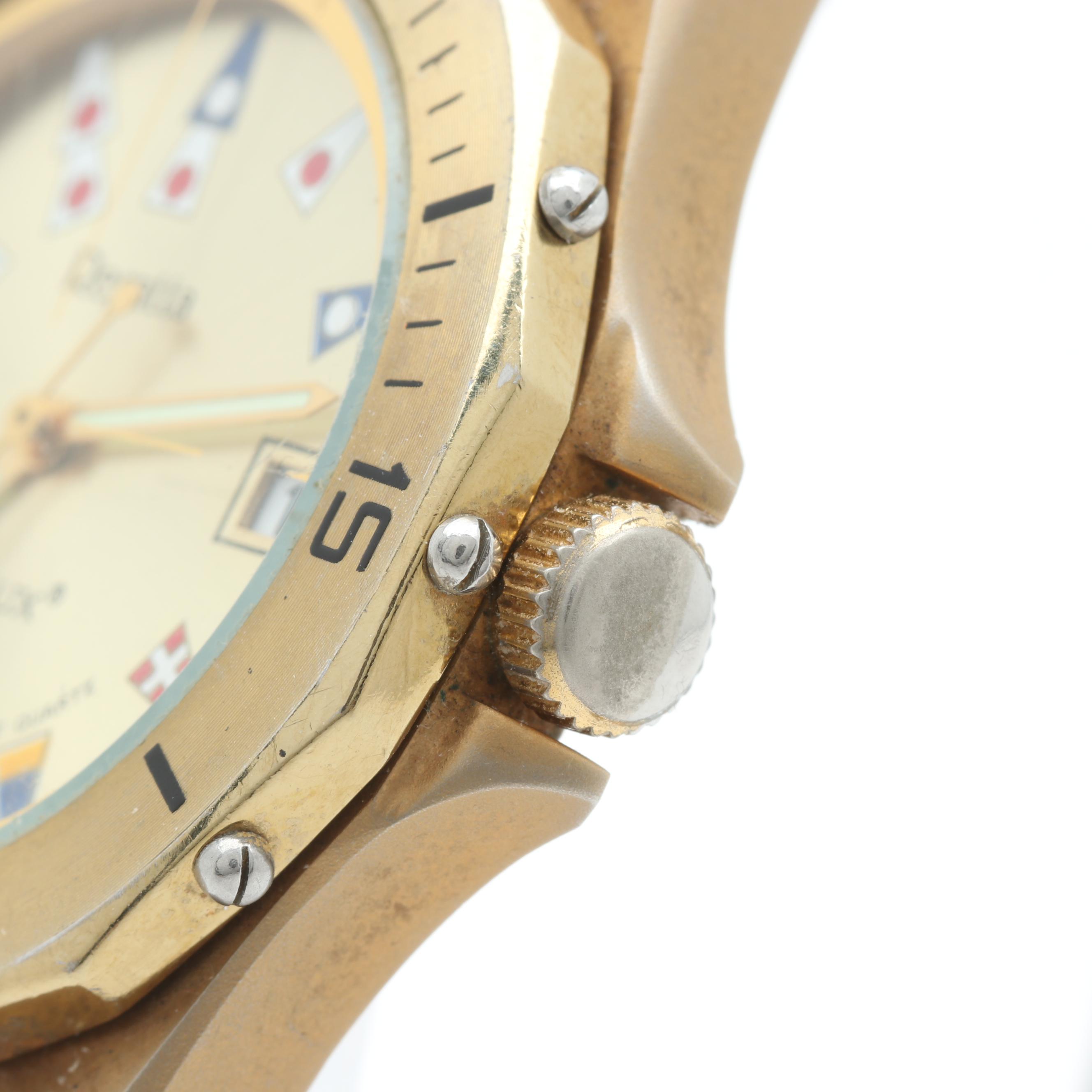 Telux "Regatta" Stainless Steel Watch