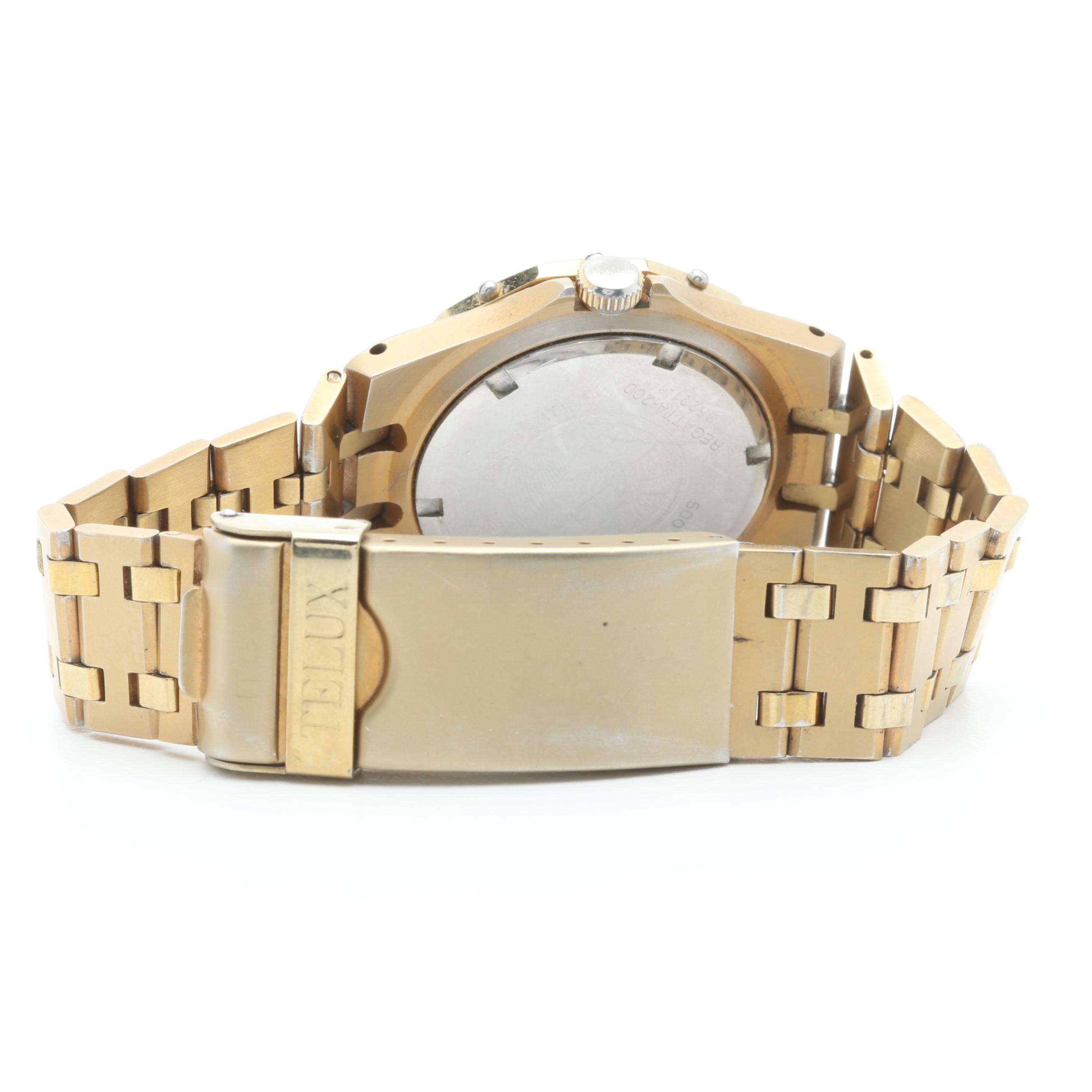 Telux "Regatta" Stainless Steel Watch