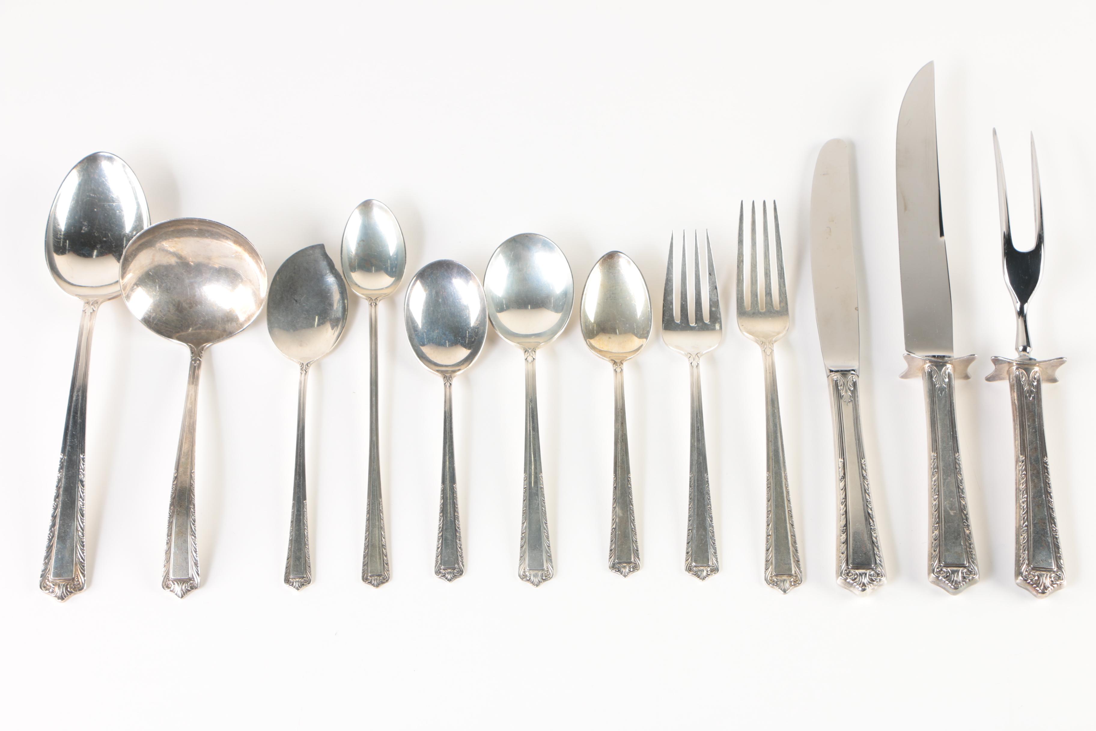 Fine Arts Sterling Silver Co. "Processional" Sterling Silver Flatware Set