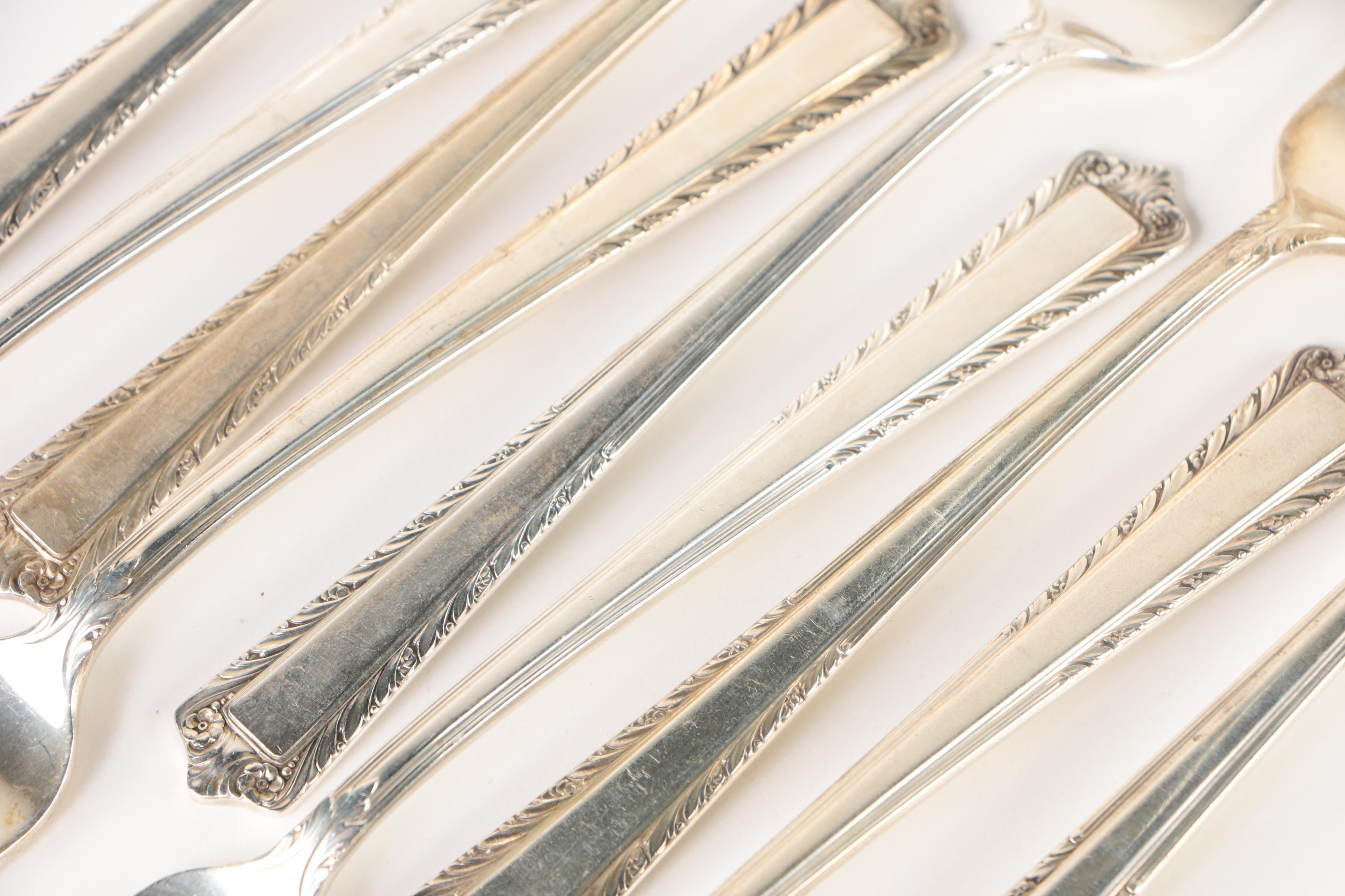 Fine Arts Sterling Silver Co. "Processional" Sterling Silver Flatware Set