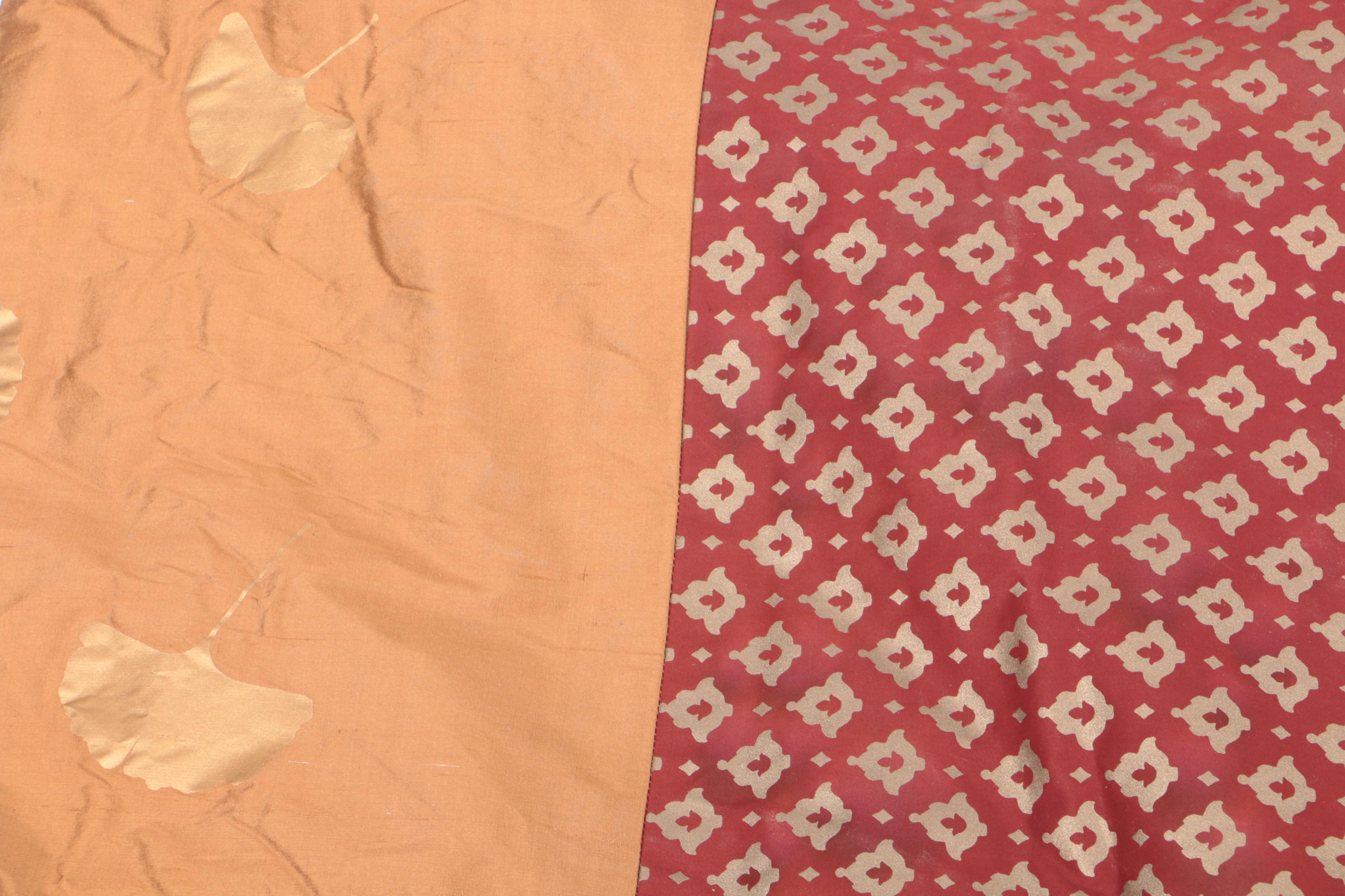 Fortuny "De Medici" Custom Made Coverlet and Accent Pillow