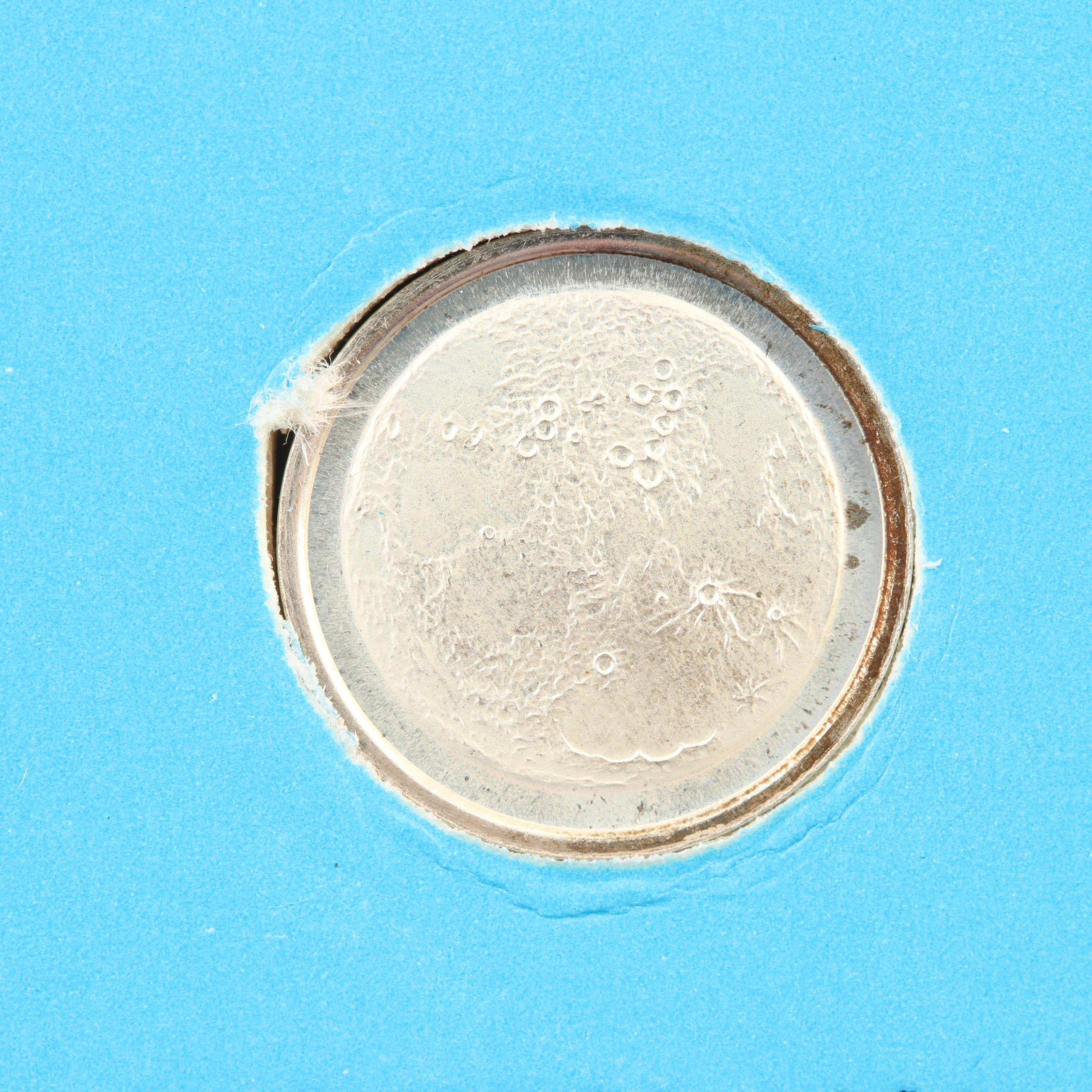 Apollo 14 Silver Mini Coin and a D-Day Commemorative Silver Metal