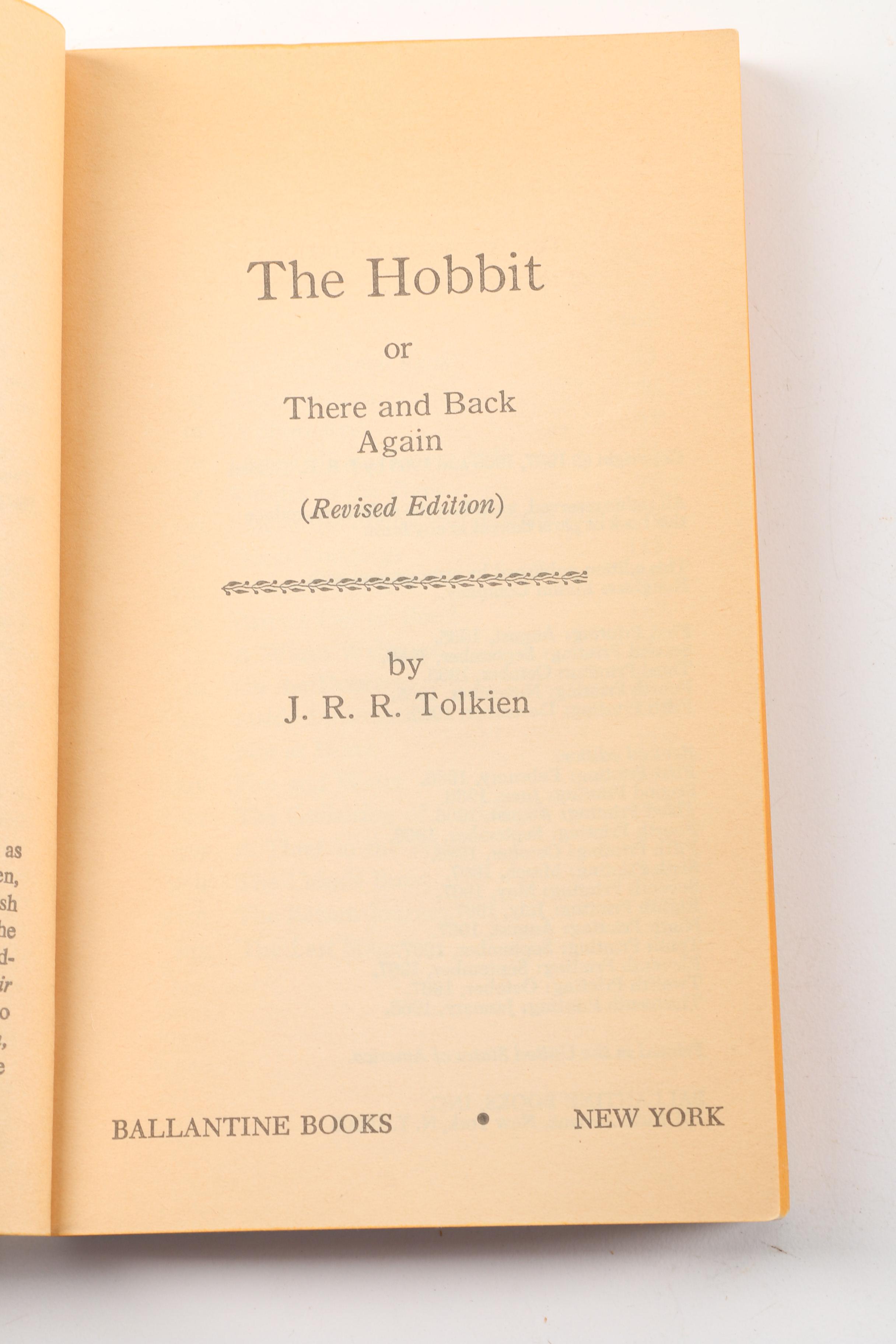 Vintage Paperback Fantasy and Science Fiction Including Tolkien and Asimov