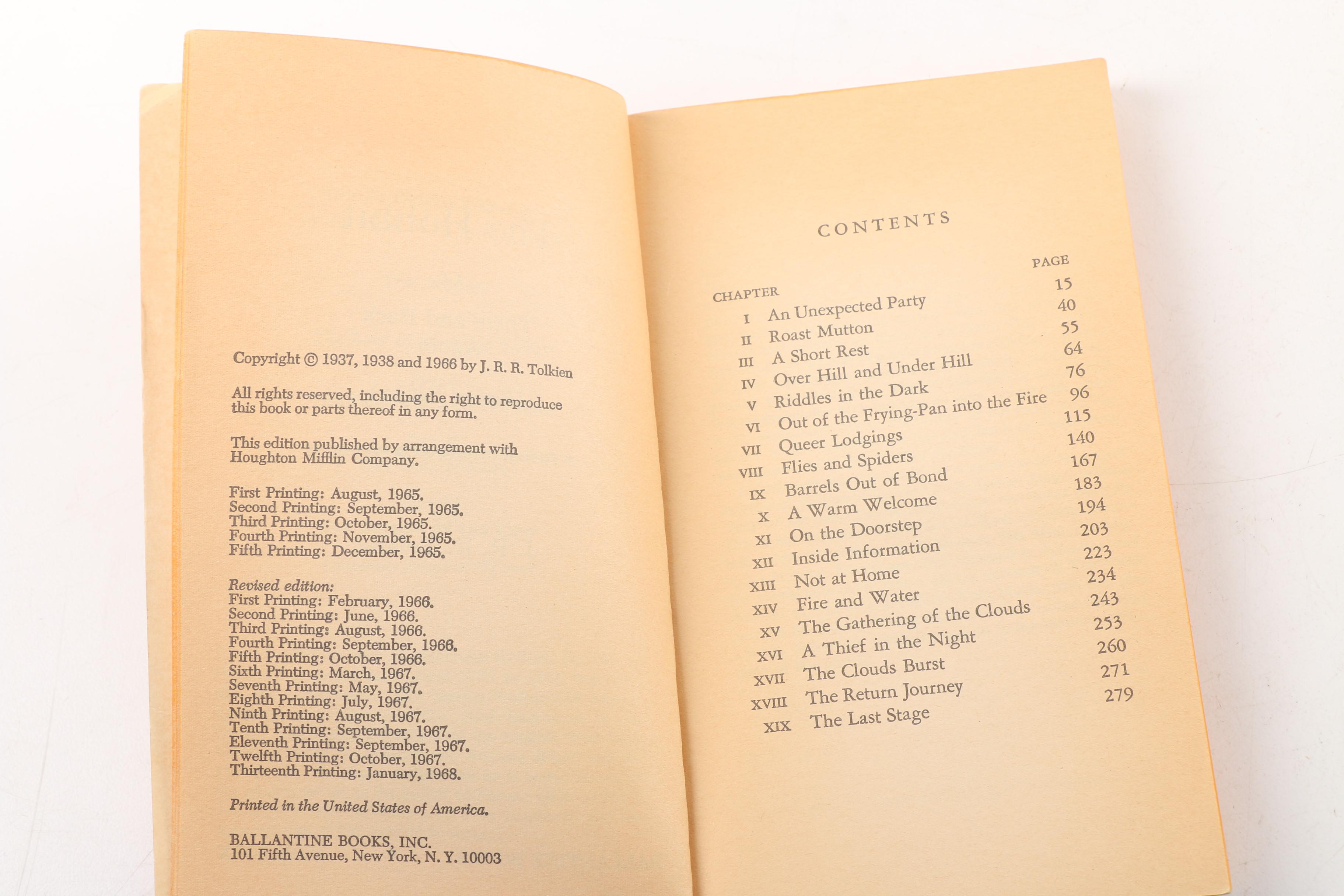 Vintage Paperback Fantasy and Science Fiction Including Tolkien and Asimov