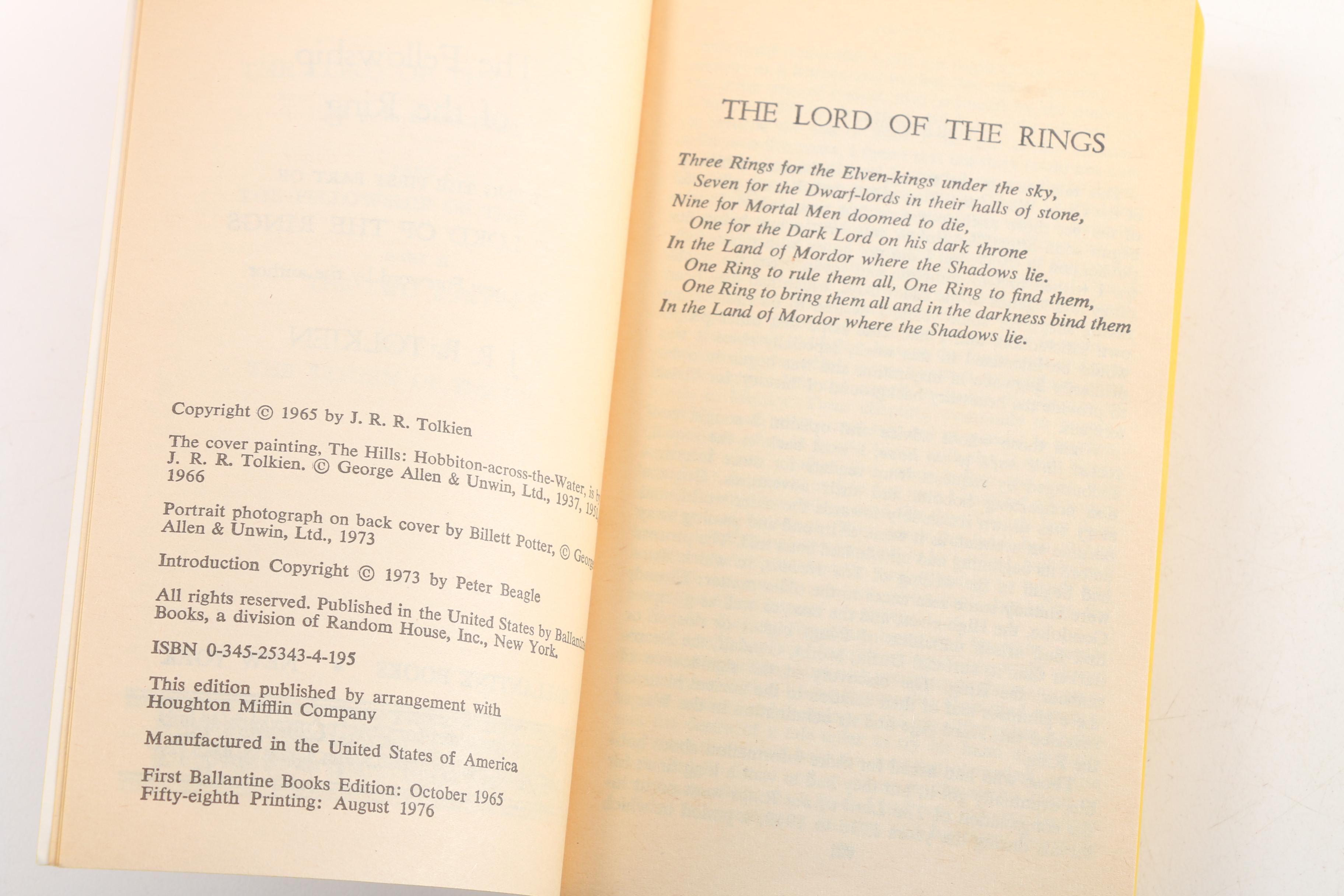 Vintage Paperback Fantasy and Science Fiction Including Tolkien and Asimov