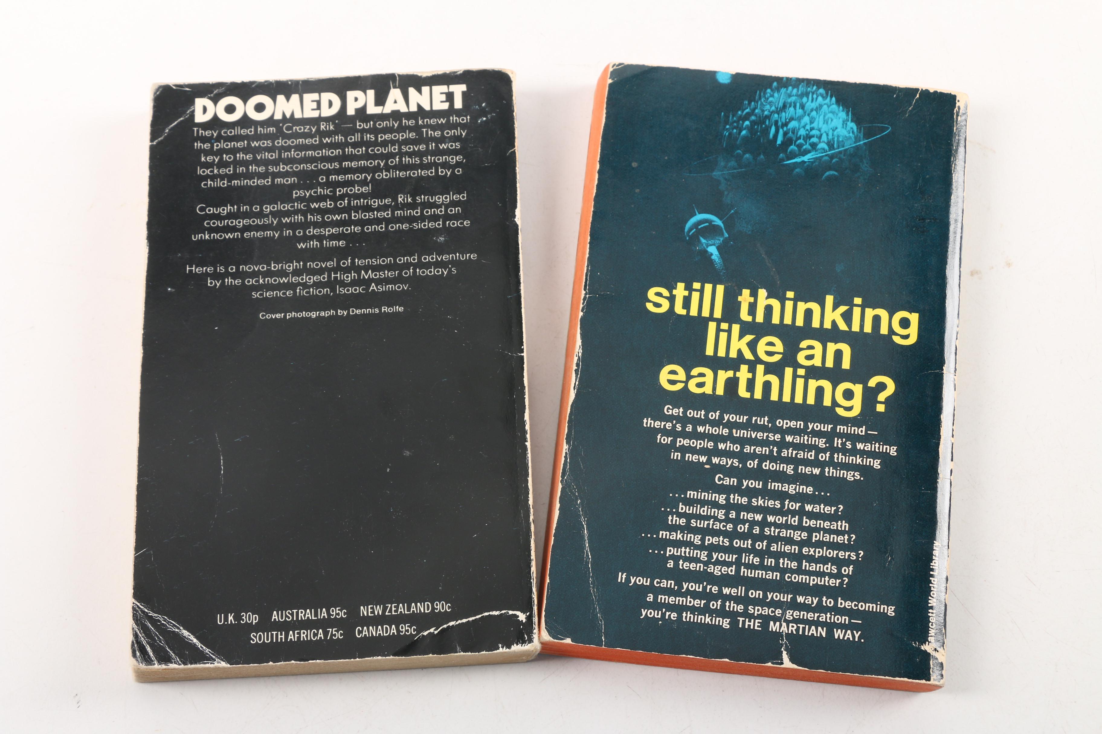 Vintage Paperback Fantasy and Science Fiction Including Tolkien and Asimov