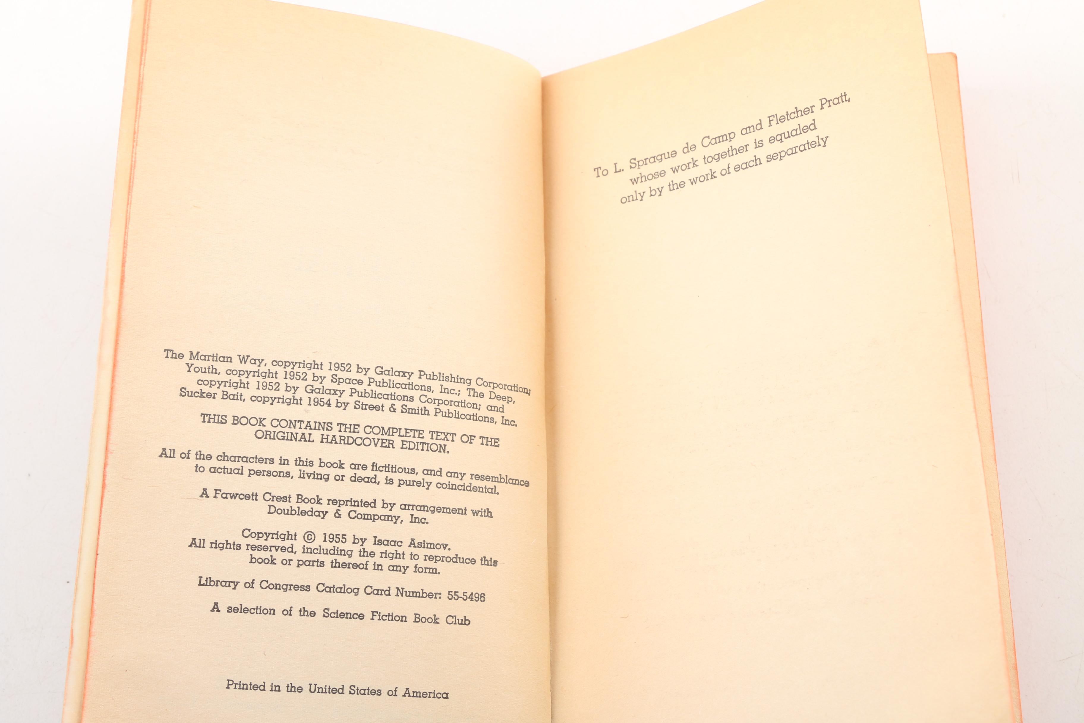 Vintage Paperback Fantasy and Science Fiction Including Tolkien and Asimov