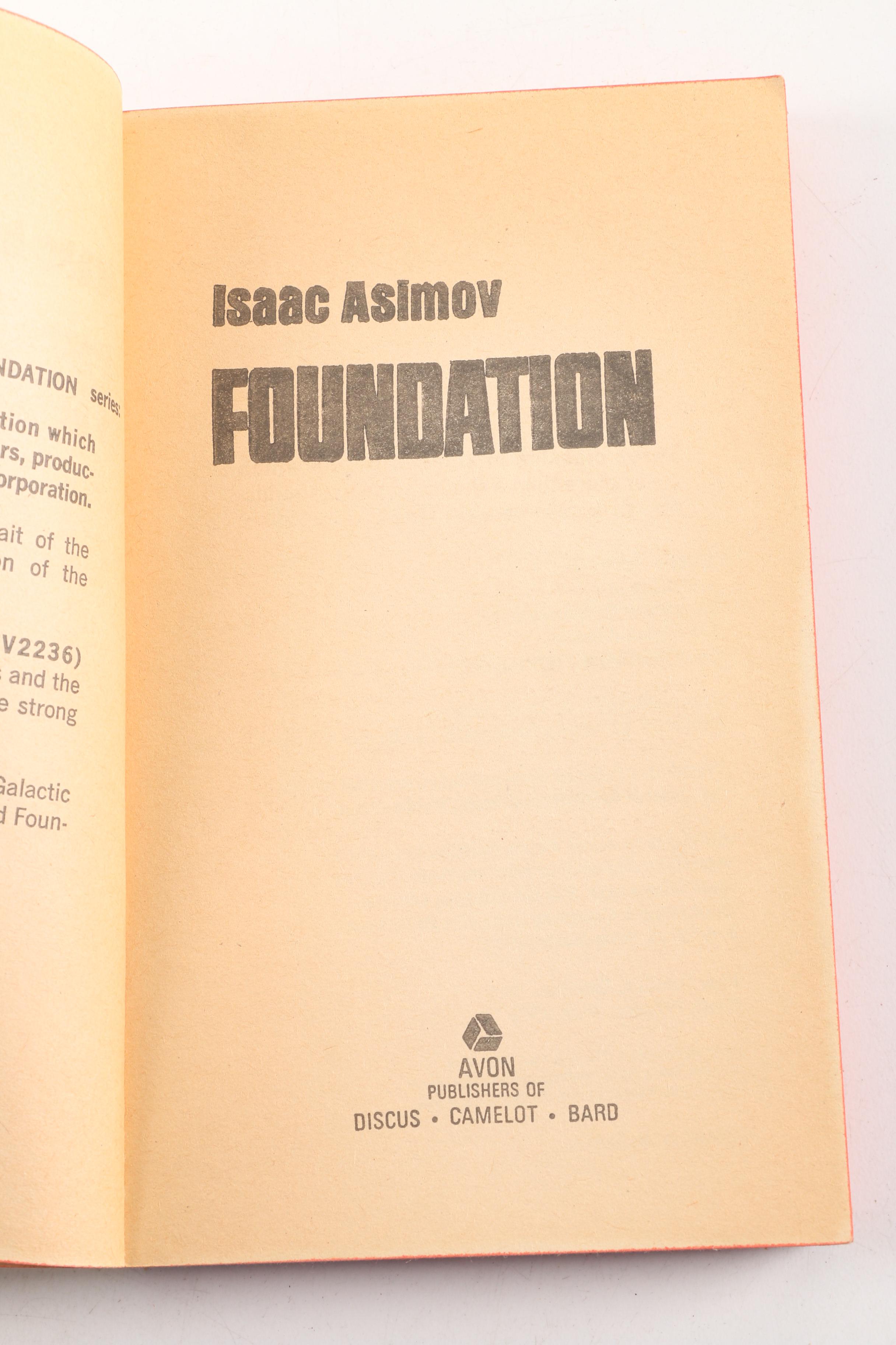 Vintage Paperback Fantasy and Science Fiction Including Tolkien and Asimov