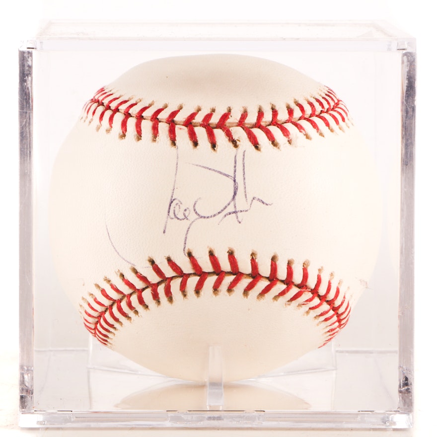 Larry Walker Signed Rawlings MLB Baseball JSA COA