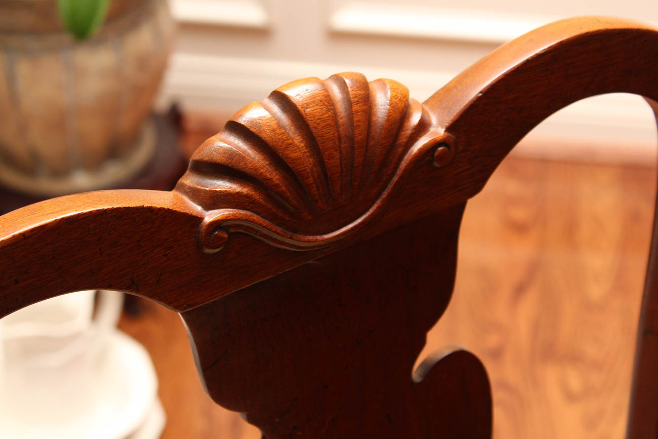 Baker Furniture, Milling Road Collection, Leaf Dining Table and Chairs