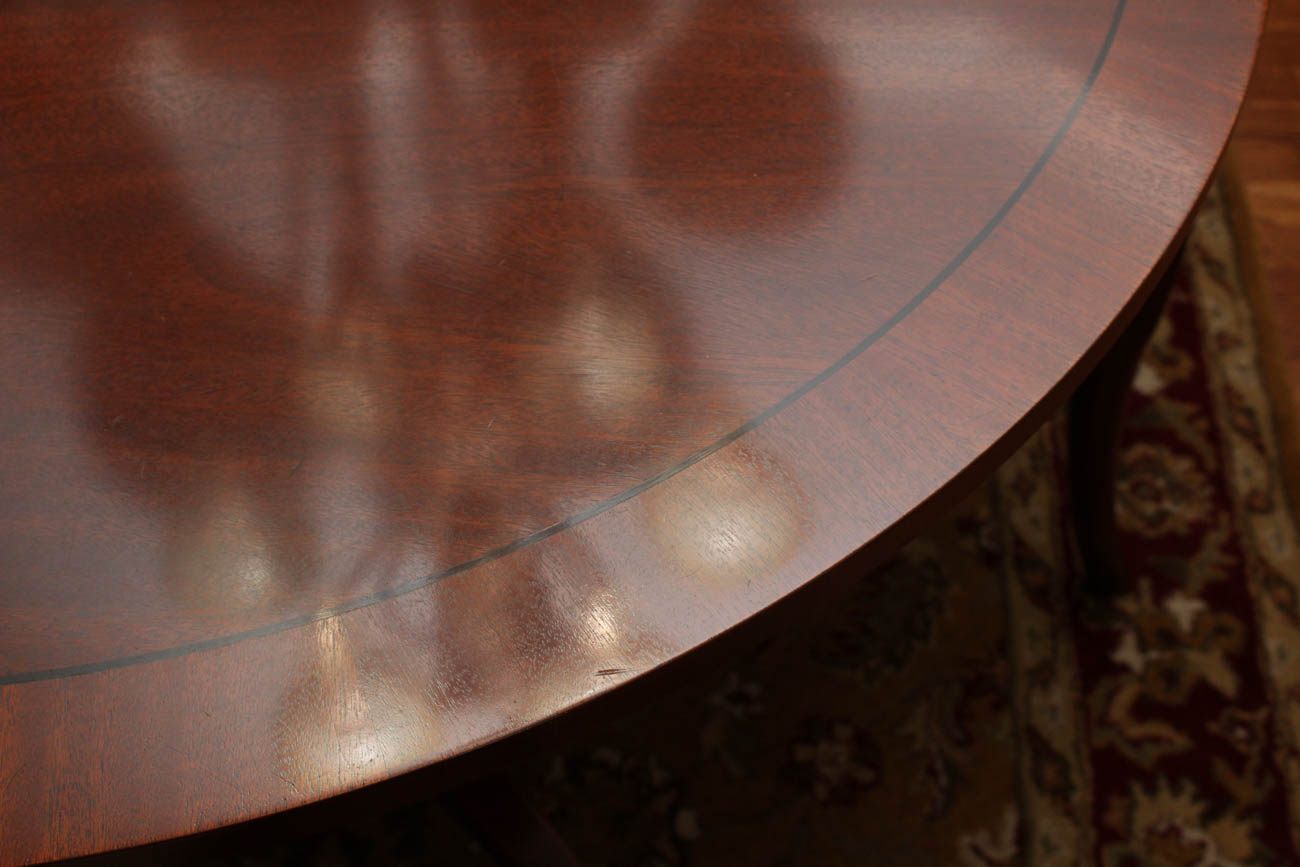 Baker Furniture, Milling Road Collection, Leaf Dining Table and Chairs