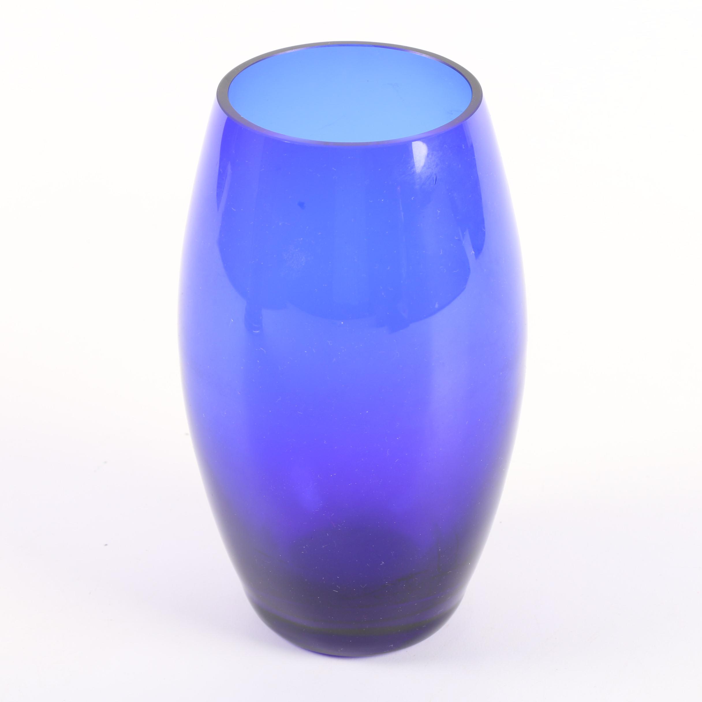 Cobalt Blue Glass Vases