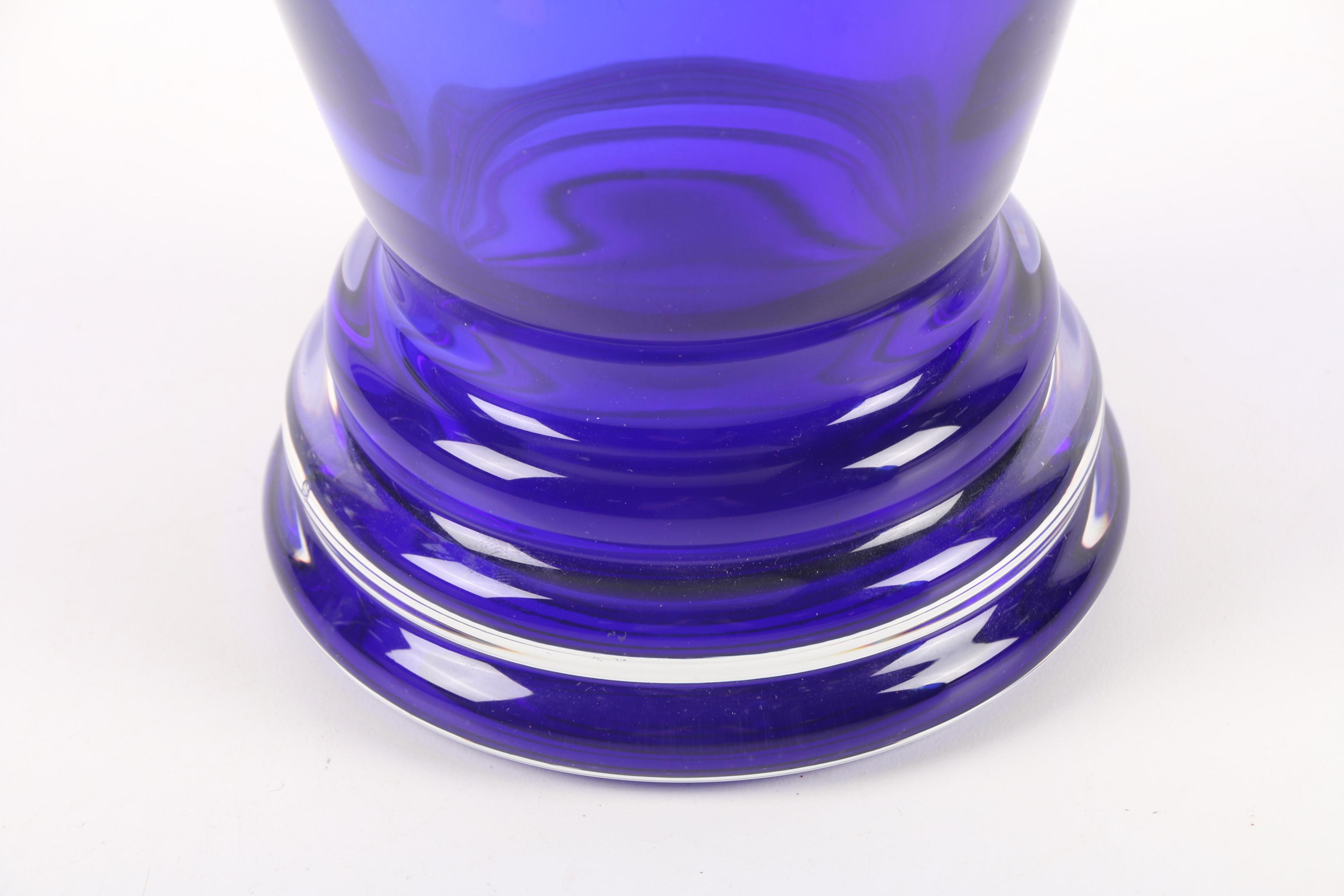 Cobalt Blue Glass Vases