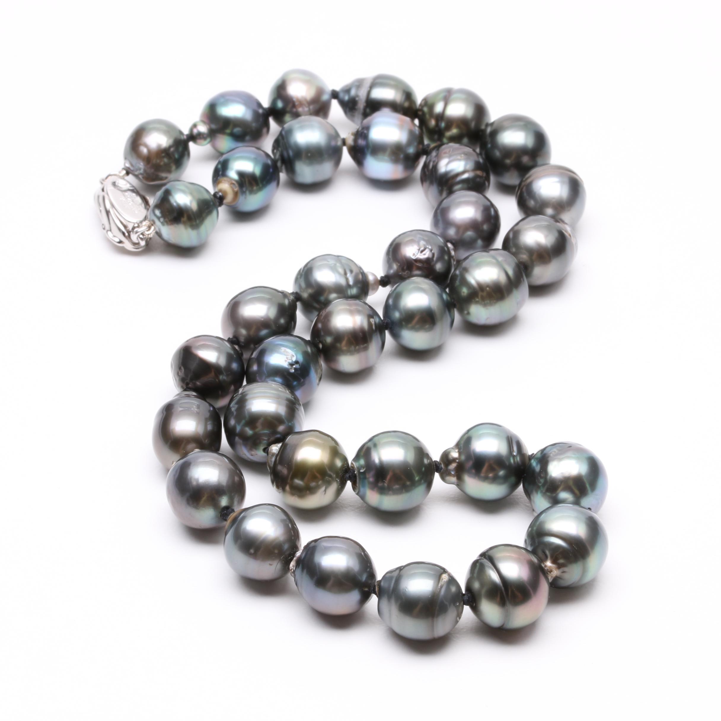 Sterling Silver Cultured Pearl Necklace