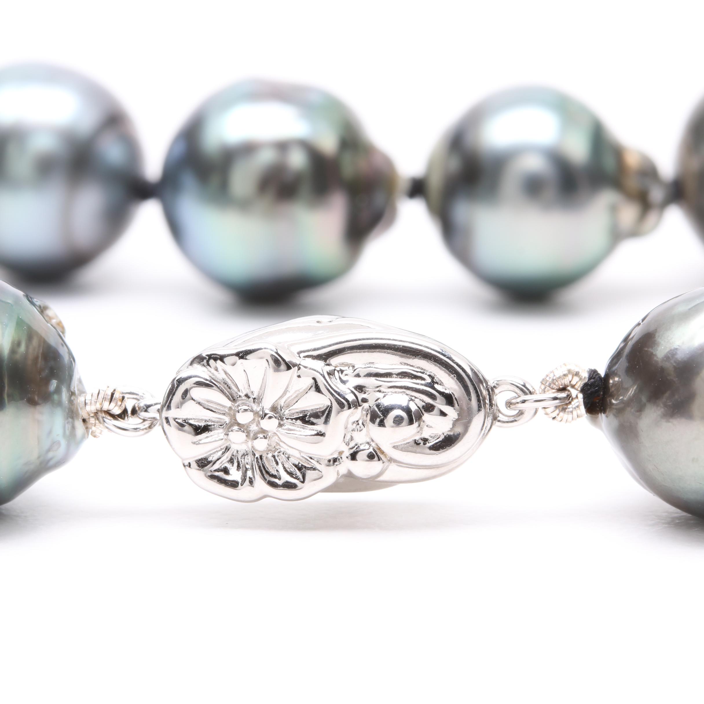 Sterling Silver Cultured Pearl Necklace