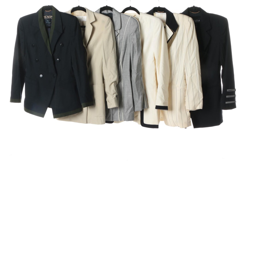 Women's Escada Margaretha Ley Wool and Wool and Silk Blend Jackets