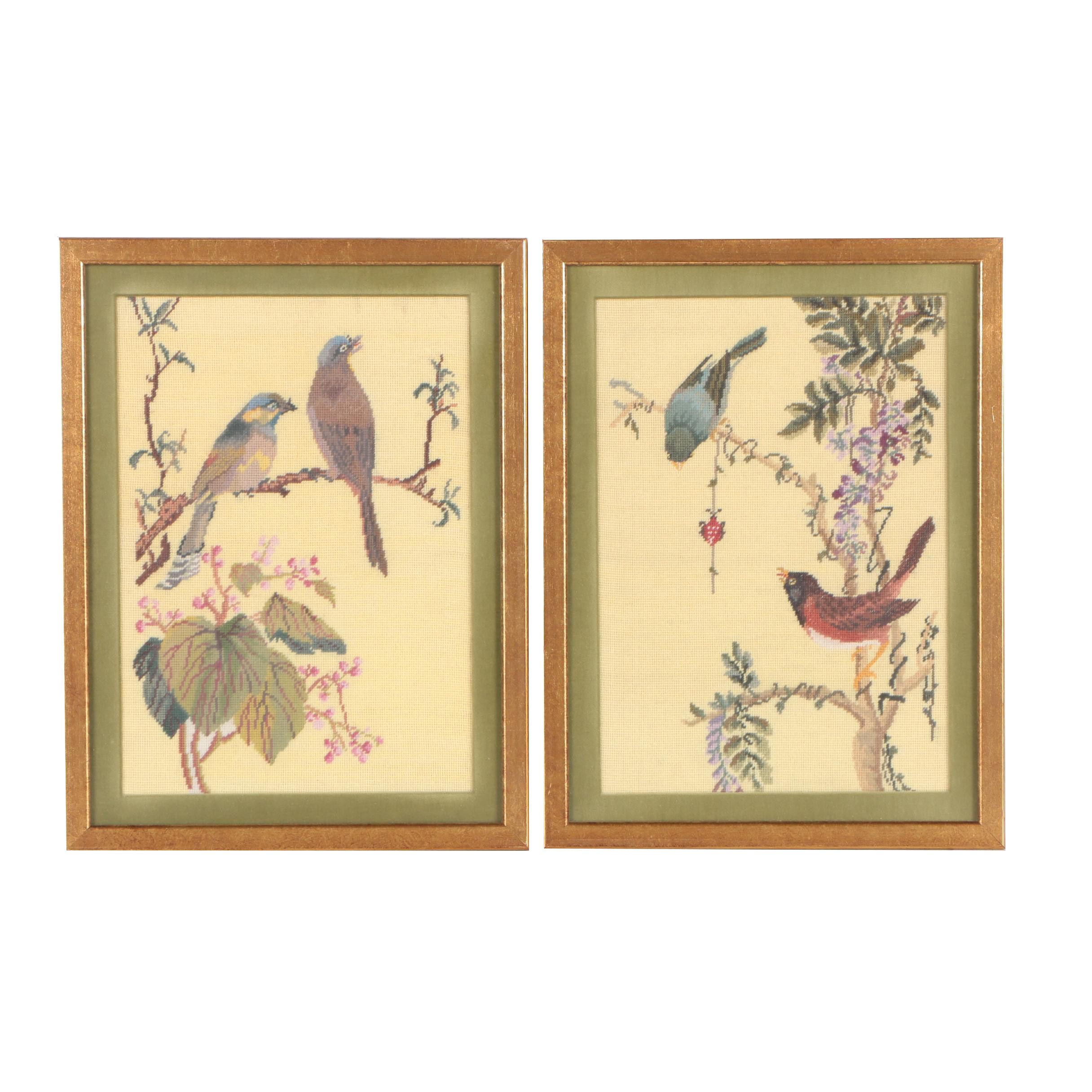Needlepoint Compositions of Birds