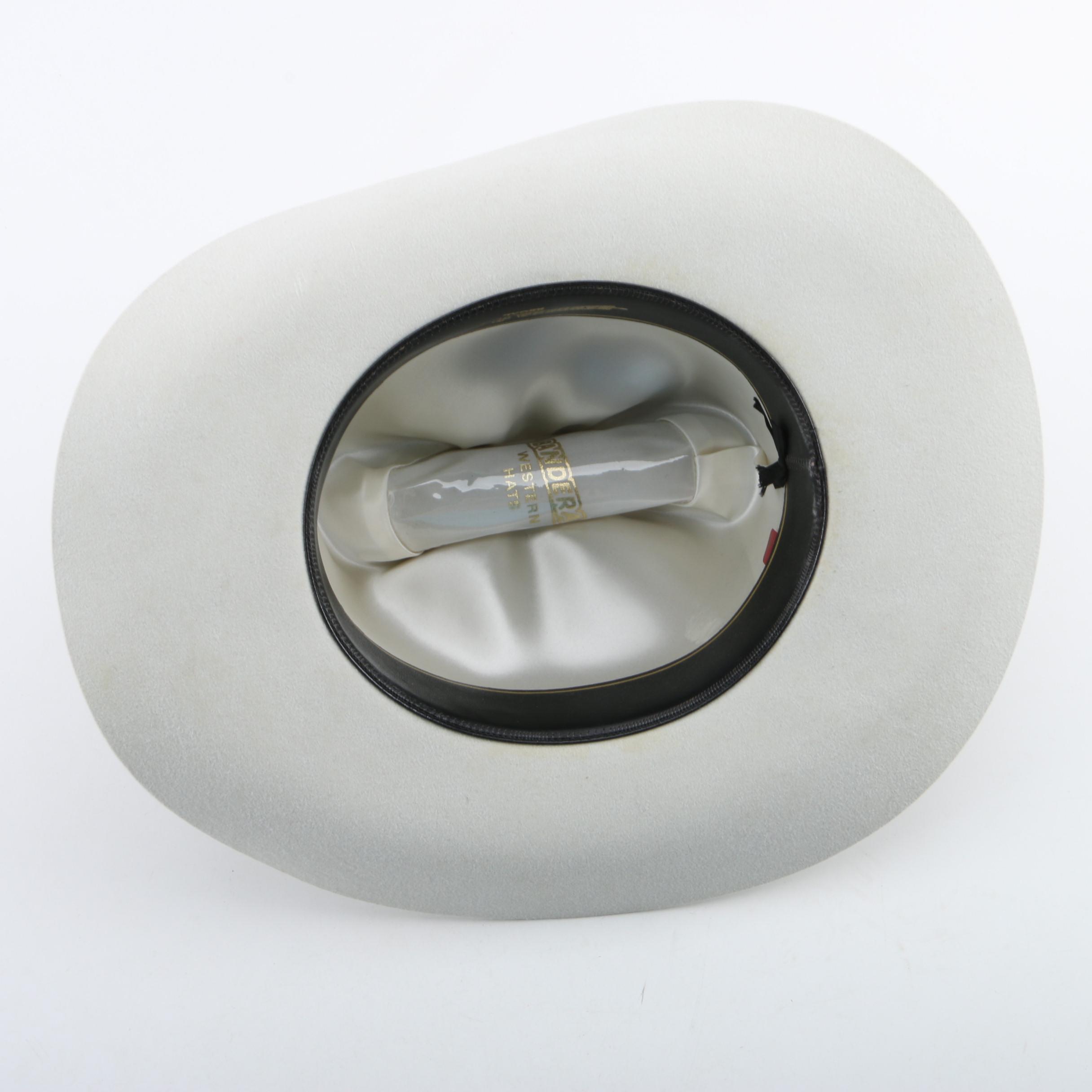 Bandera Regal Off-White Felted Wool Western Hat