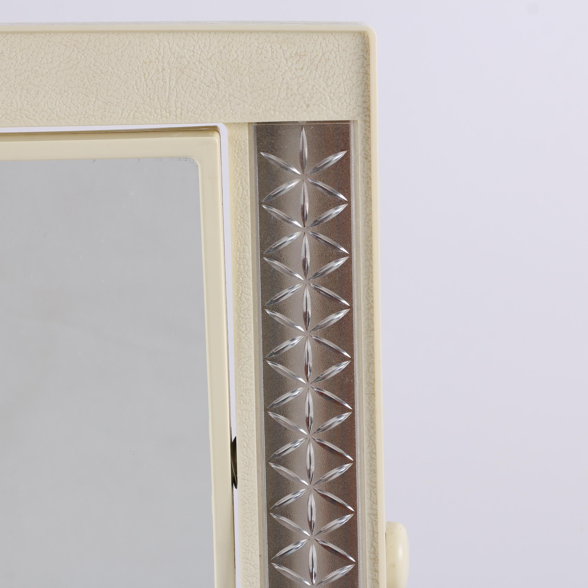 Vintage GE Lighted Makeup Mirror and Saunda Home Facial