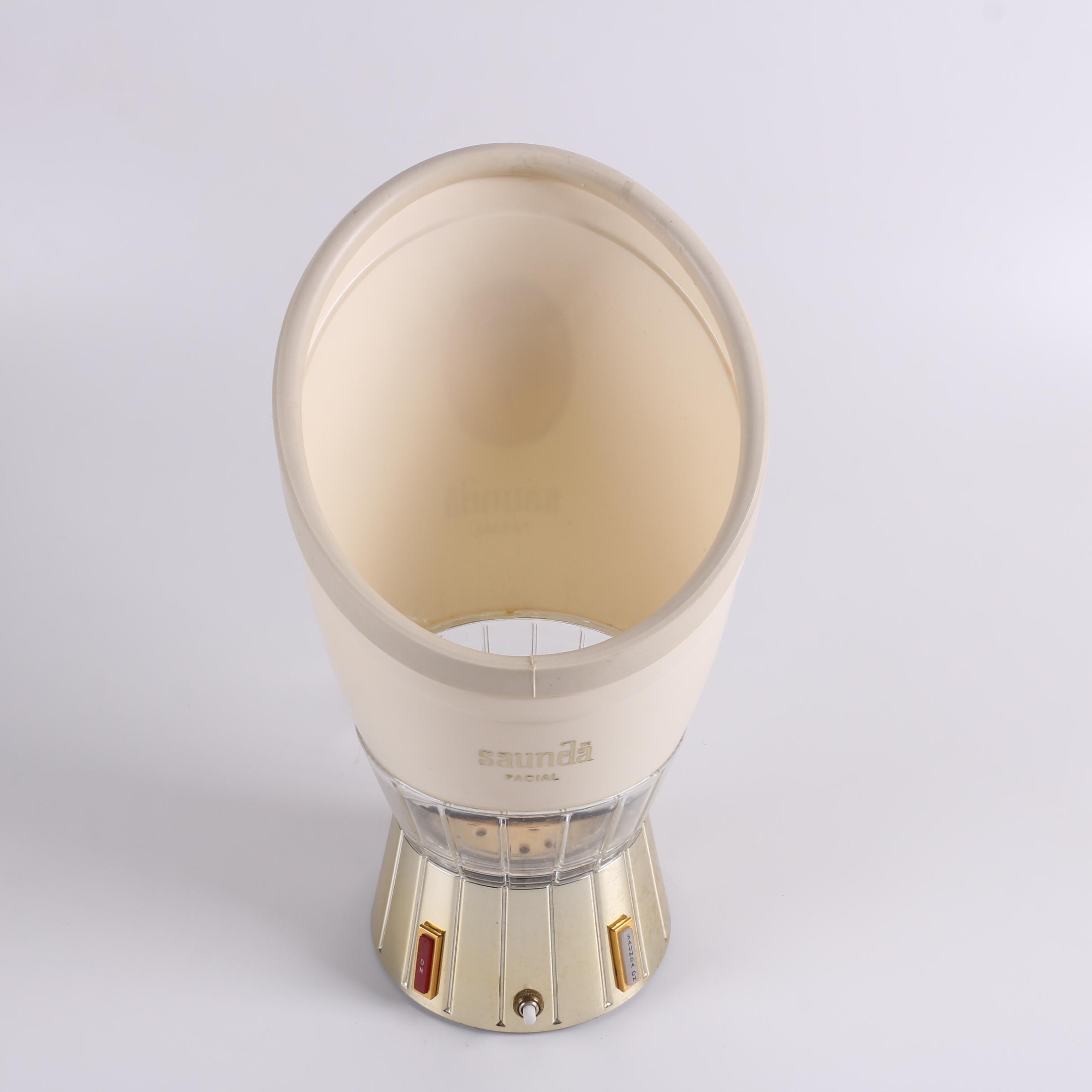 Vintage GE Lighted Makeup Mirror and Saunda Home Facial