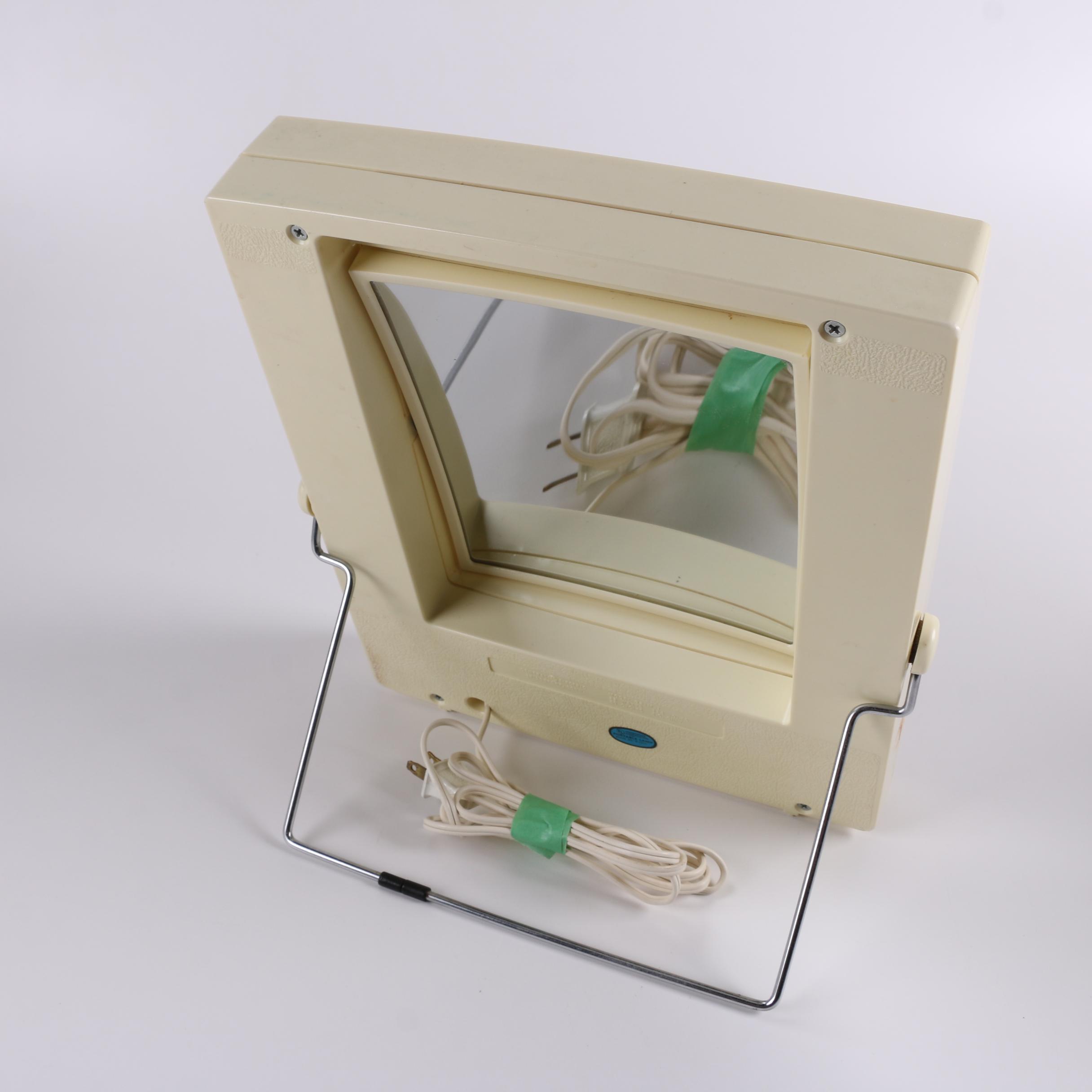 Vintage GE Lighted Makeup Mirror and Saunda Home Facial