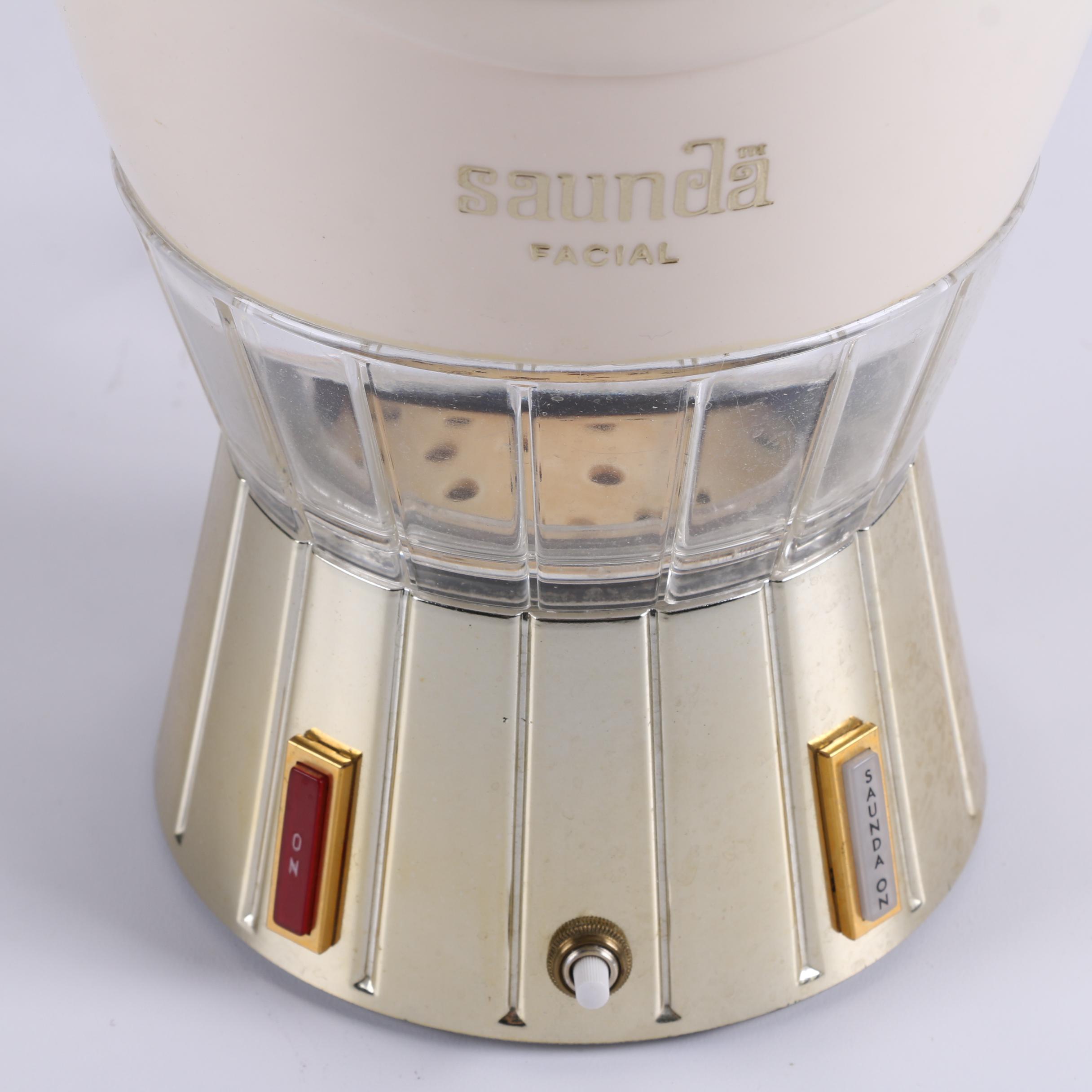 Vintage GE Lighted Makeup Mirror and Saunda Home Facial