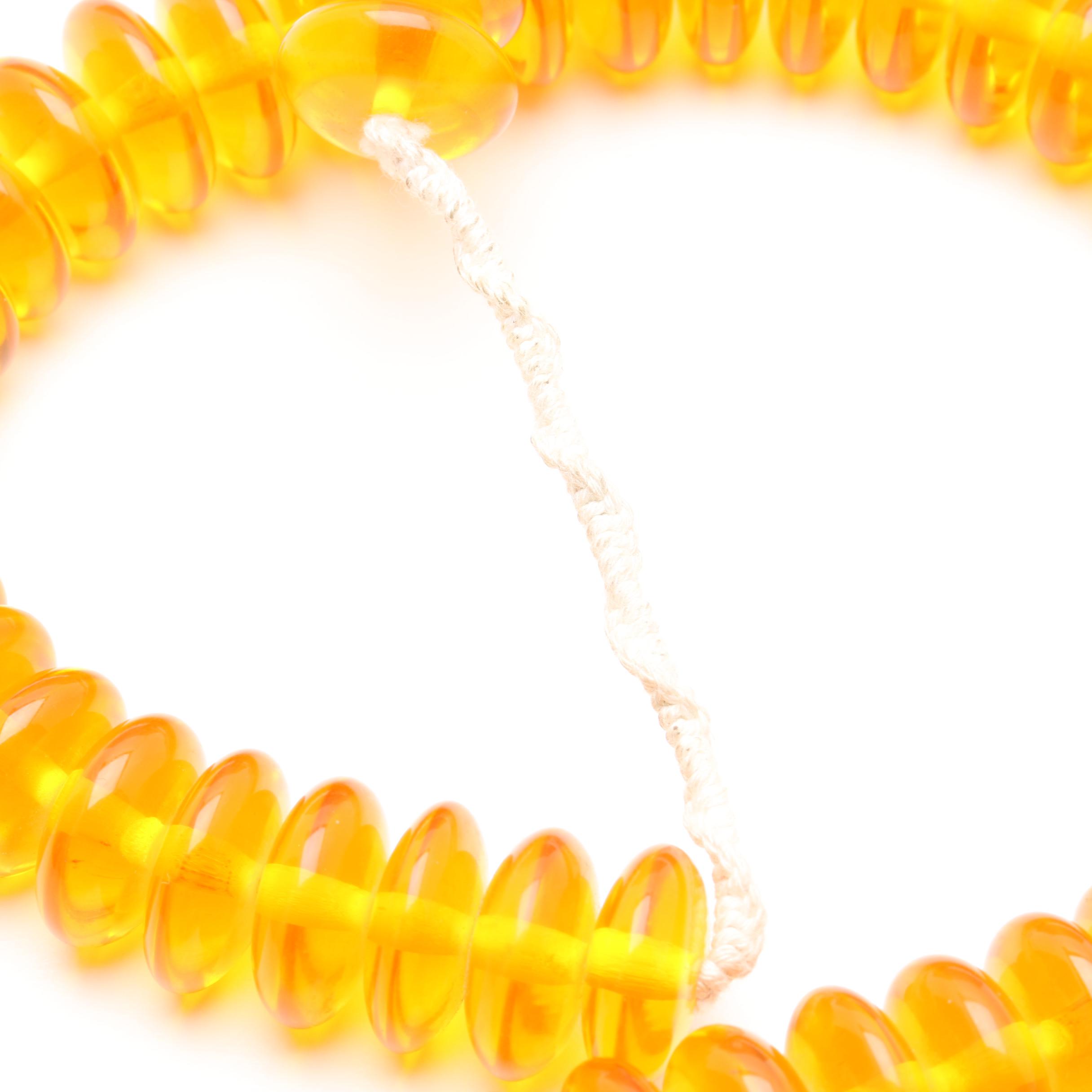 Copal and Amber Beaded Necklace