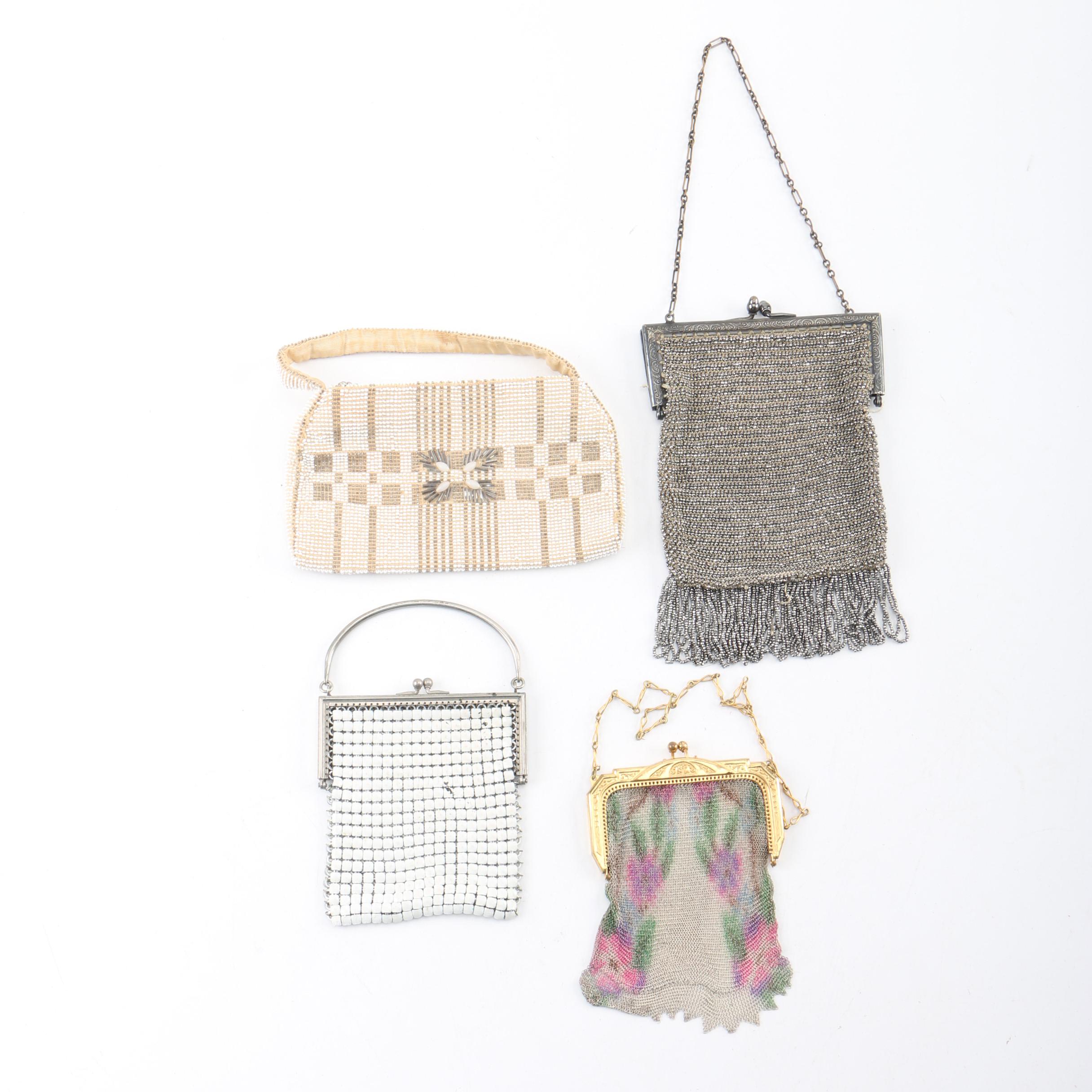 Vintage Whiting & Davis and Other Mesh, Metal, and Beaded Evening Bags