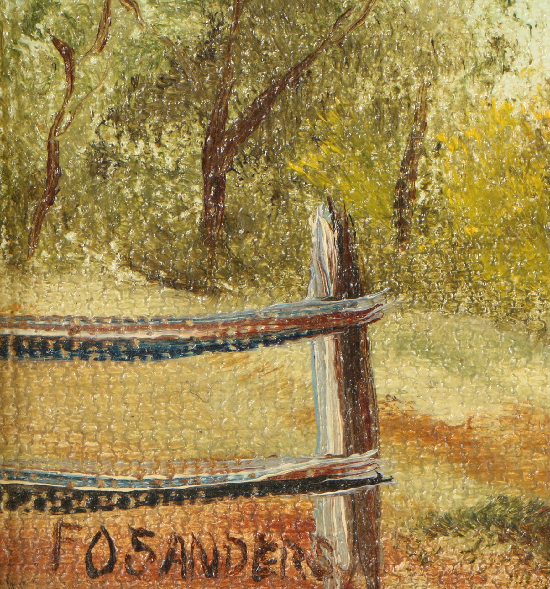 F.O. Sanders Mid to Late 20th Century Oil Paintings