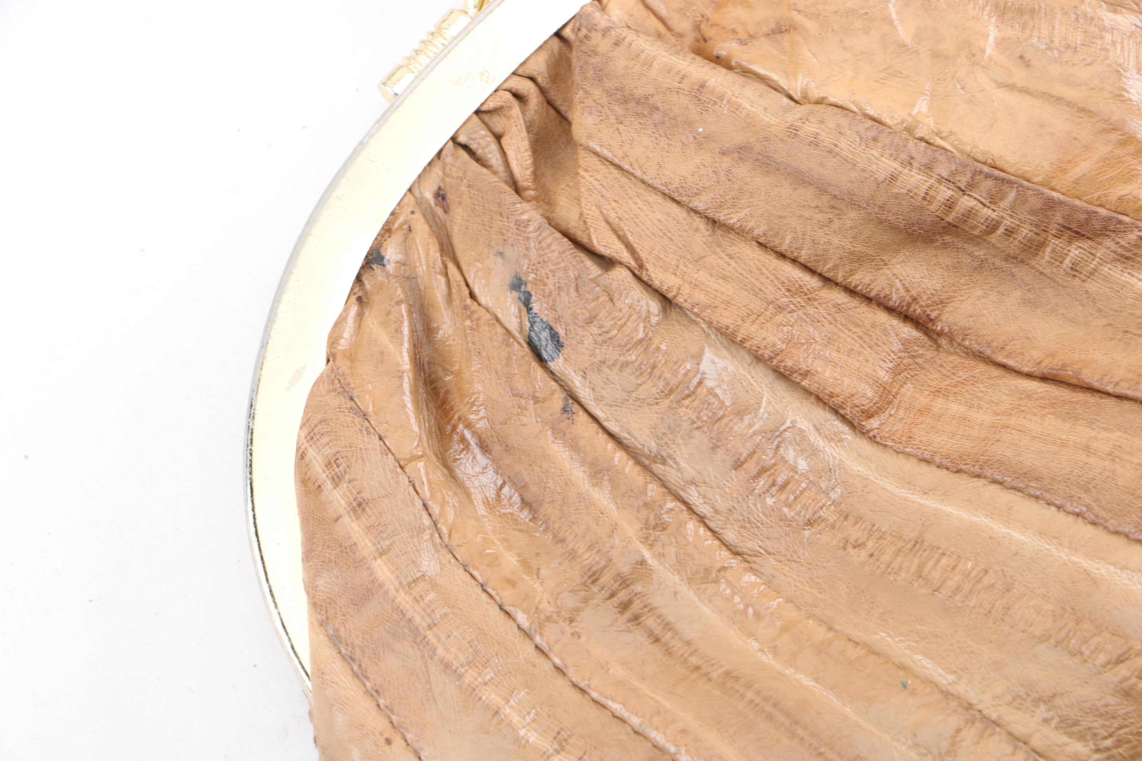 Vintage Eel Skin Clutches, Wallets and other Accessories