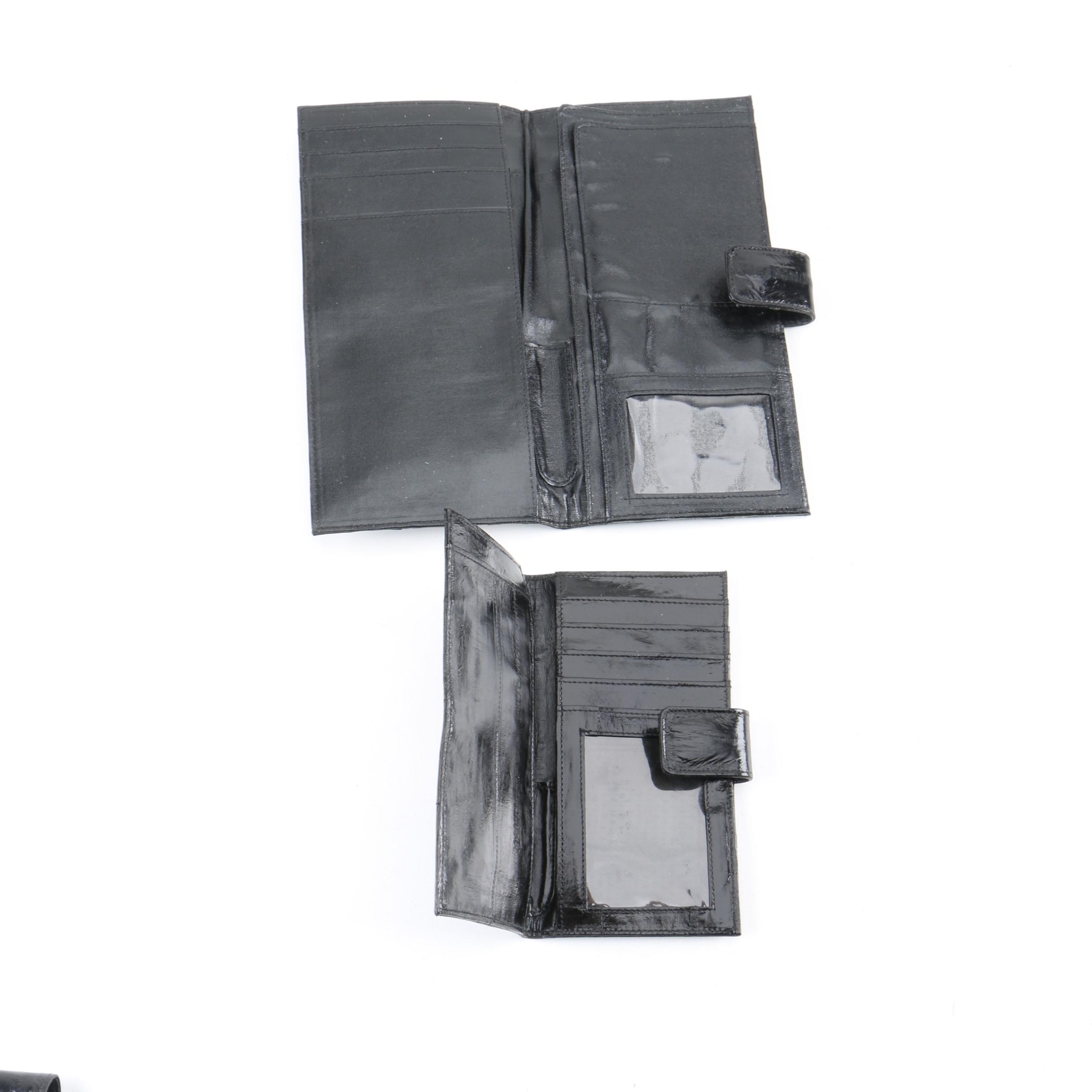 Vintage Eel Skin Clutches, Wallets and other Accessories