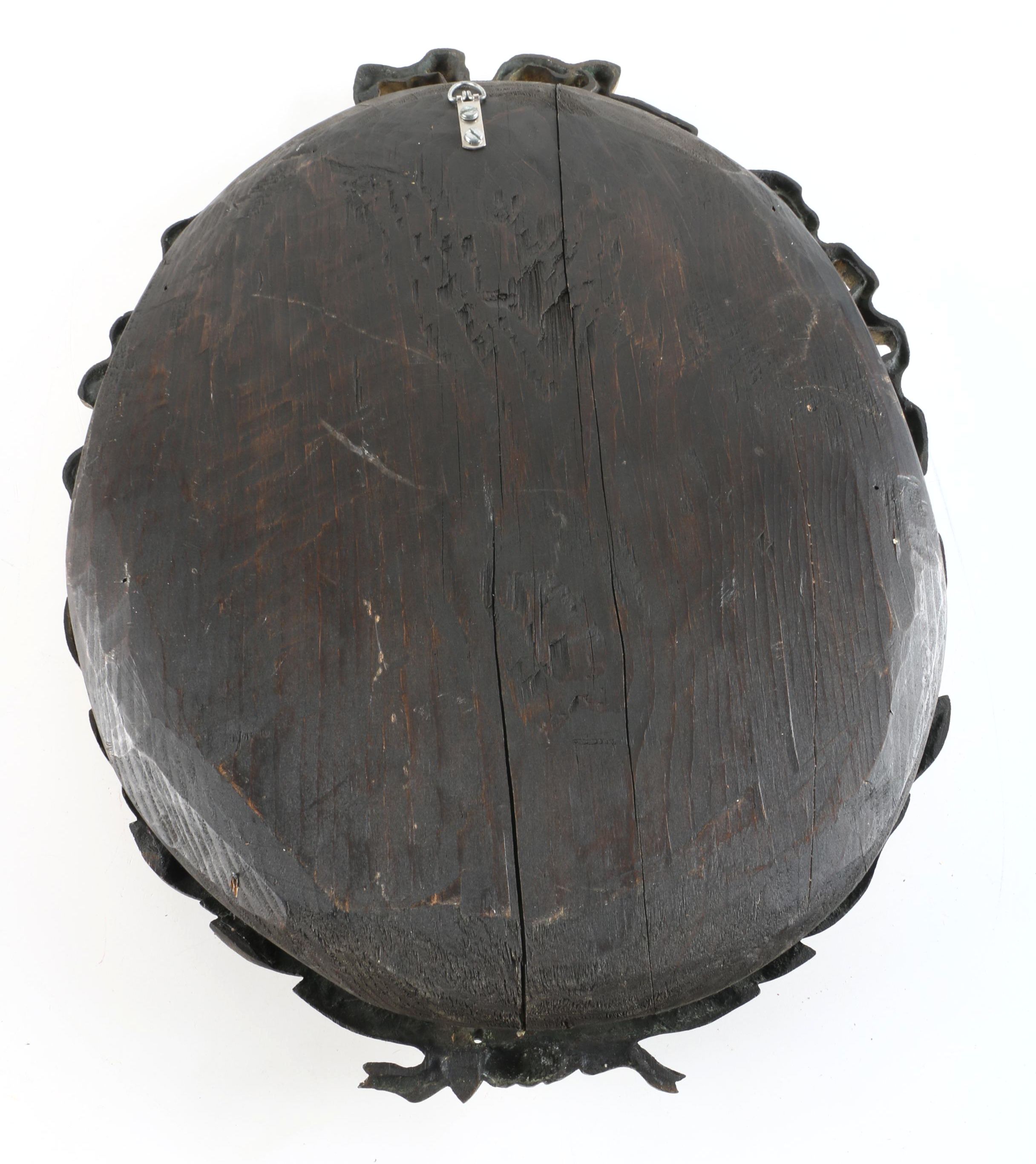 Brass Tone Wall Hanging in Relief of Classical Figures