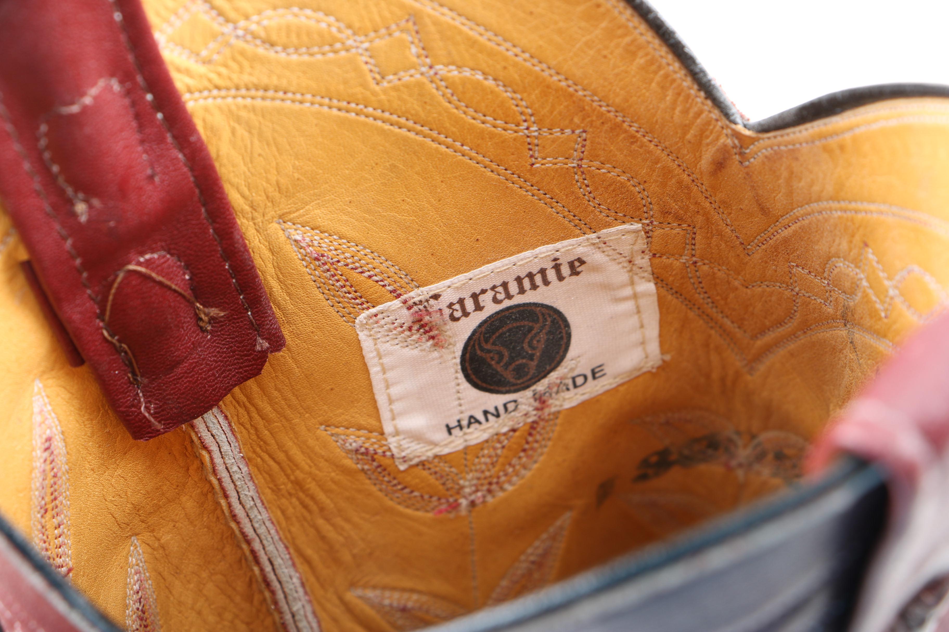 Women's Laramie Burgundy Leather Western Boots